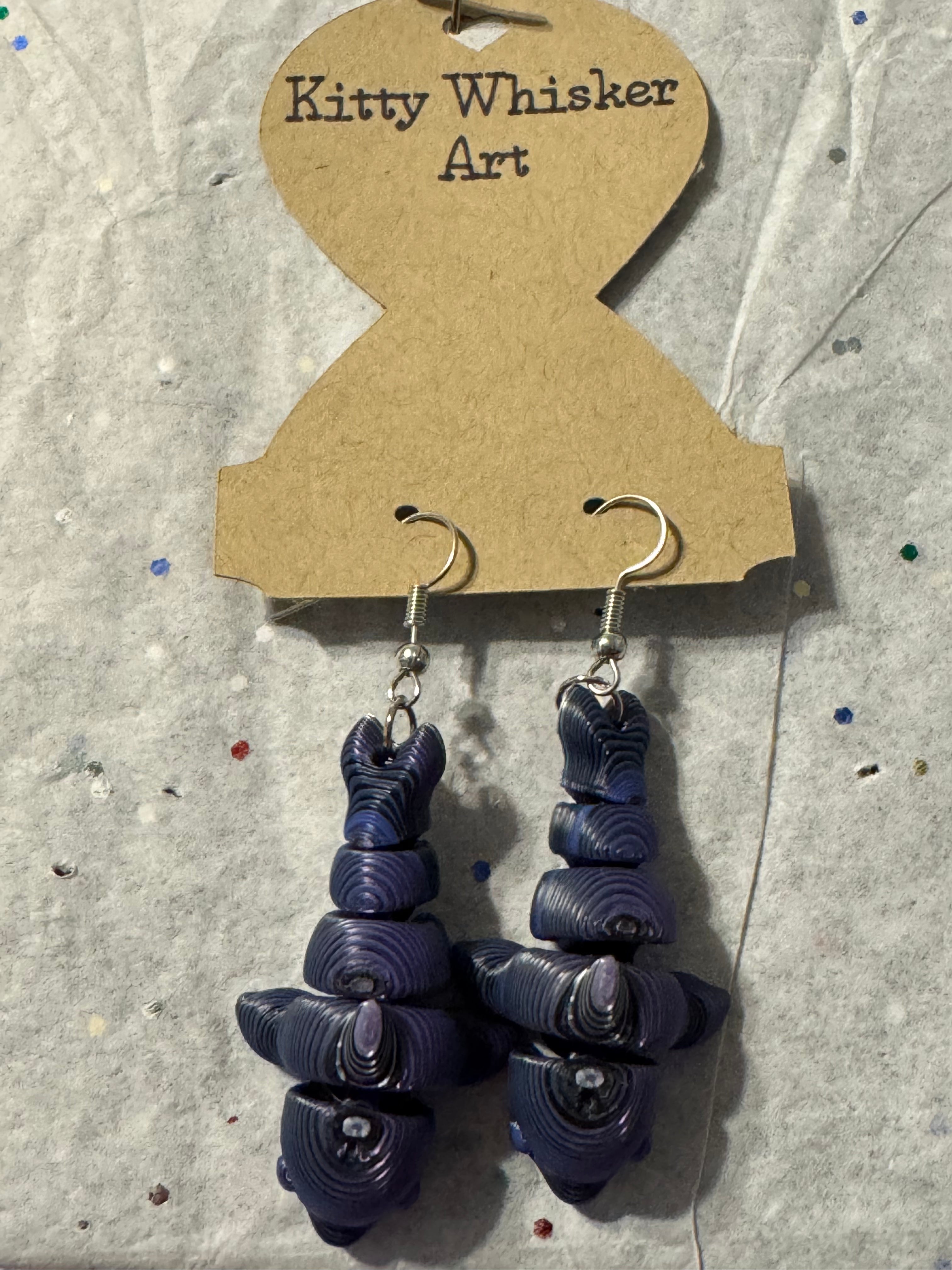 Dolphin Earrings - Kitty Whisker Art