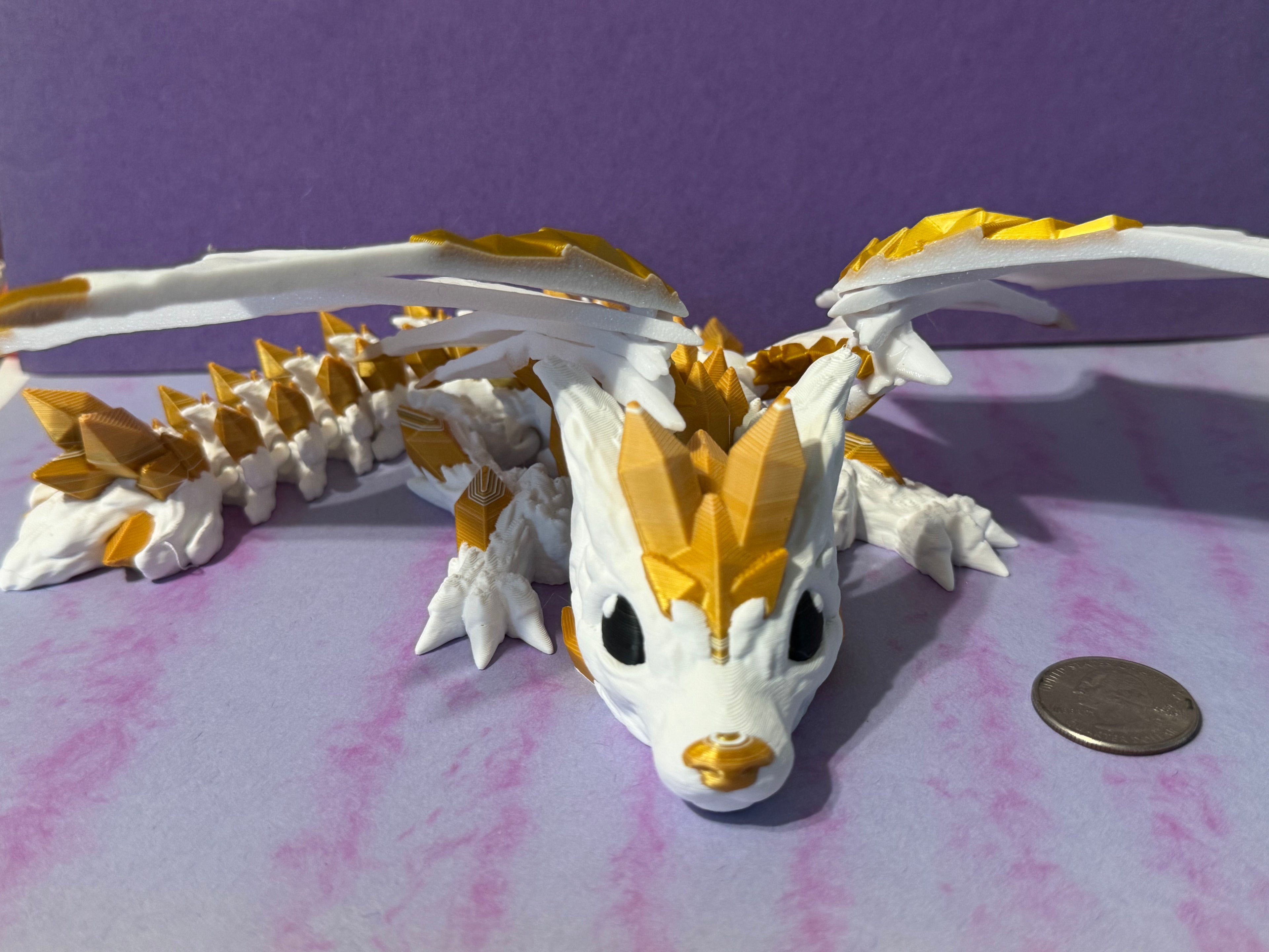 Baby Crystal Wolf Dragon