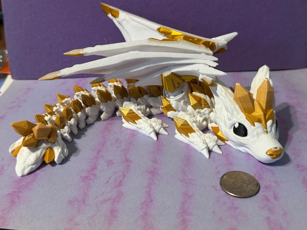 Baby Crystal Wolf Dragon