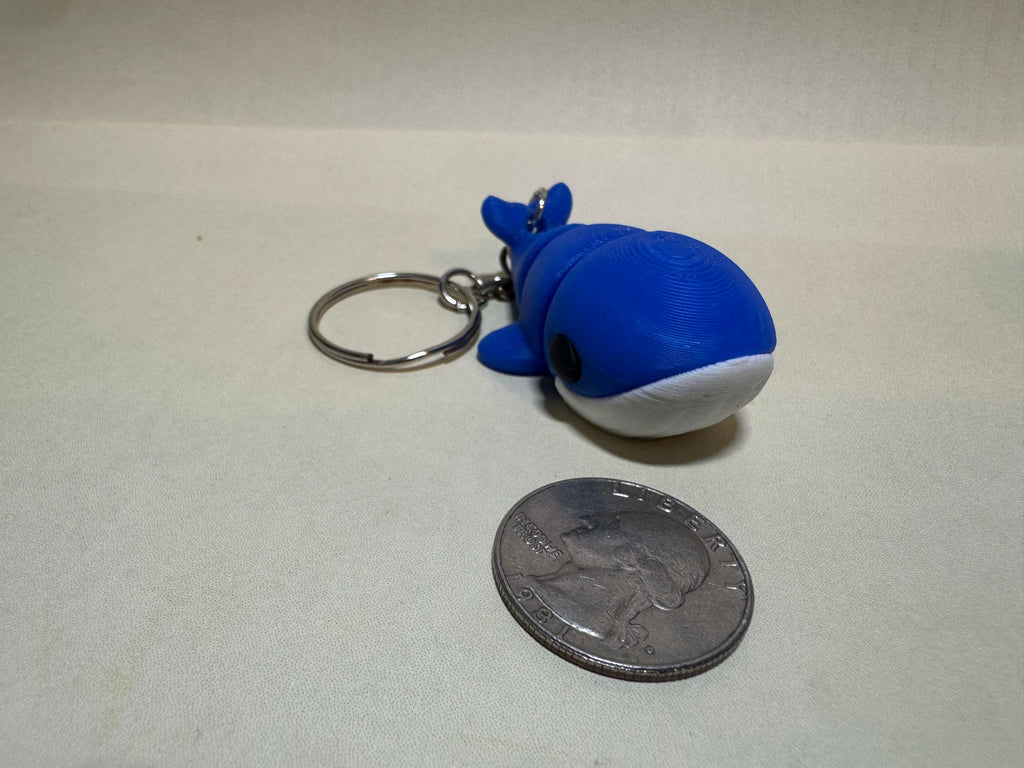 Blue Whale Keychain Companion