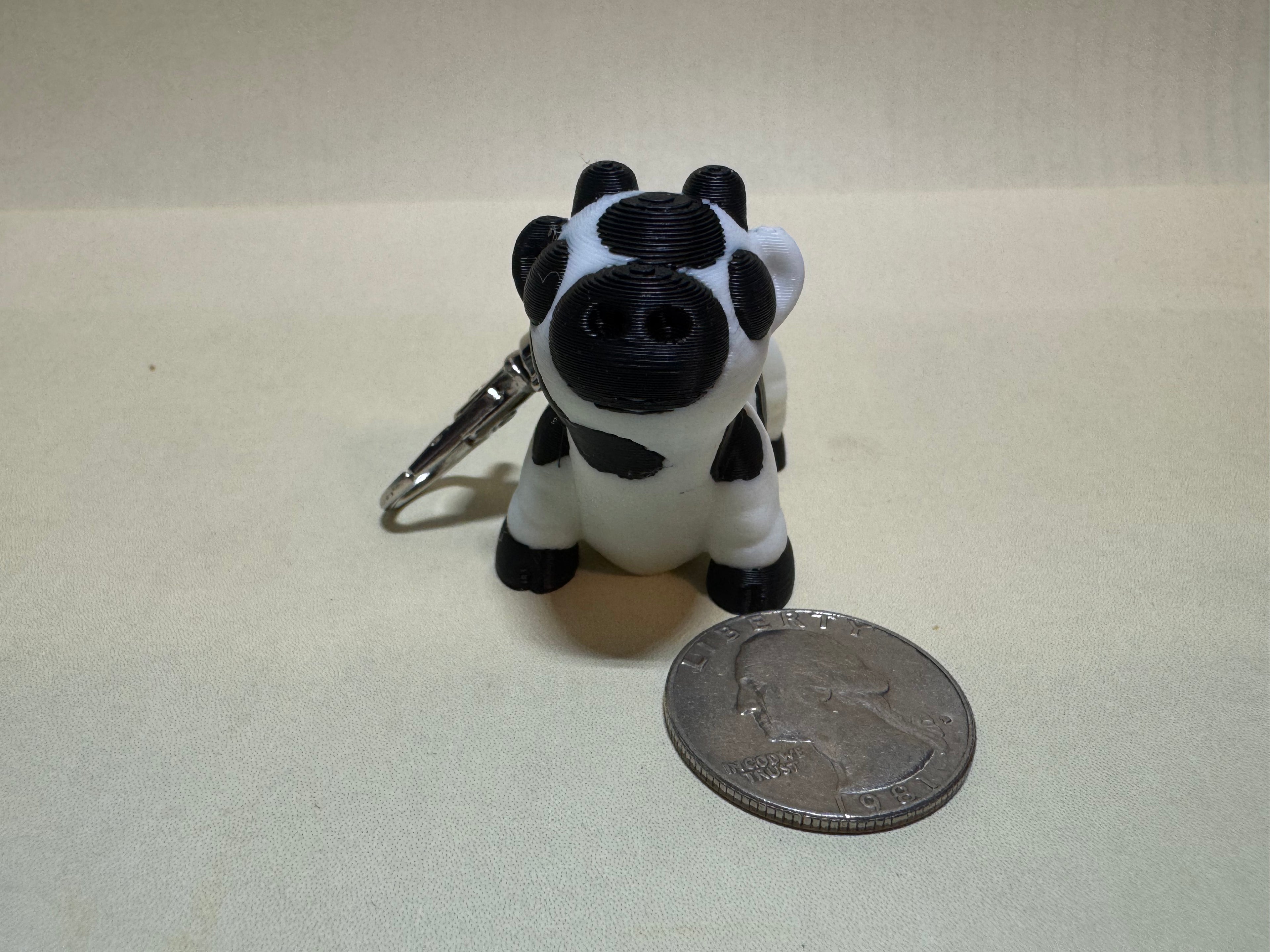 Cow Keychain Companion