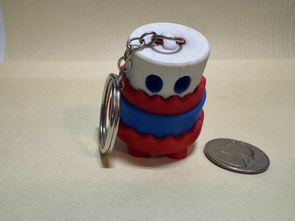 Two Layer Cake Keychain Companion