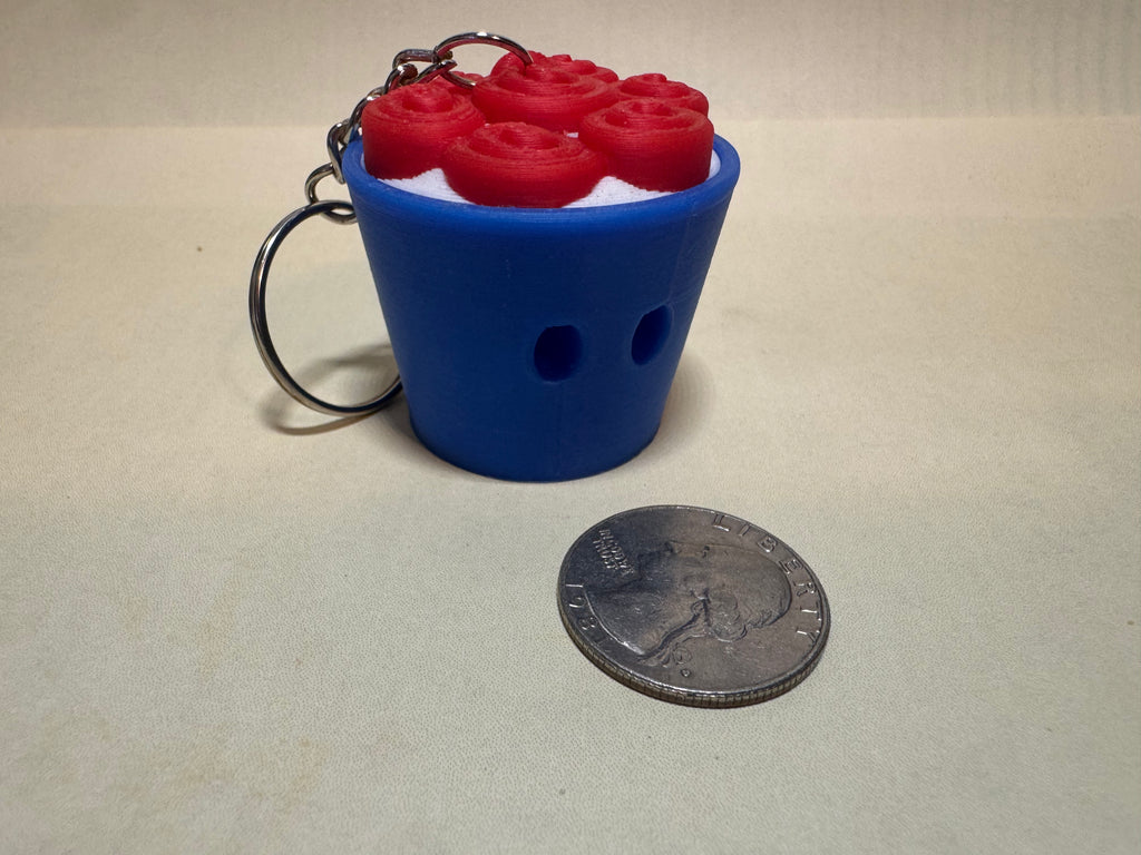 Ice Cream Roll Keychain Companion