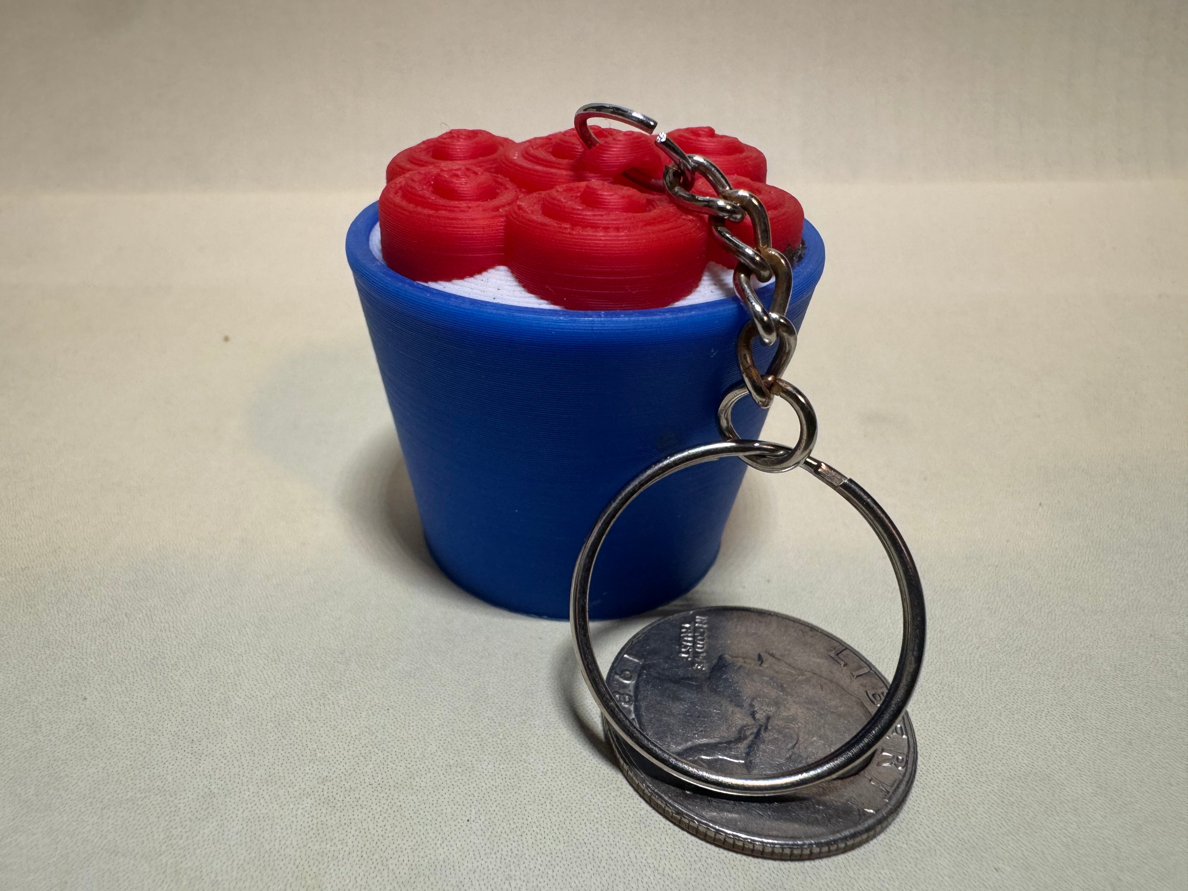 Ice Cream Roll Keychain Companion