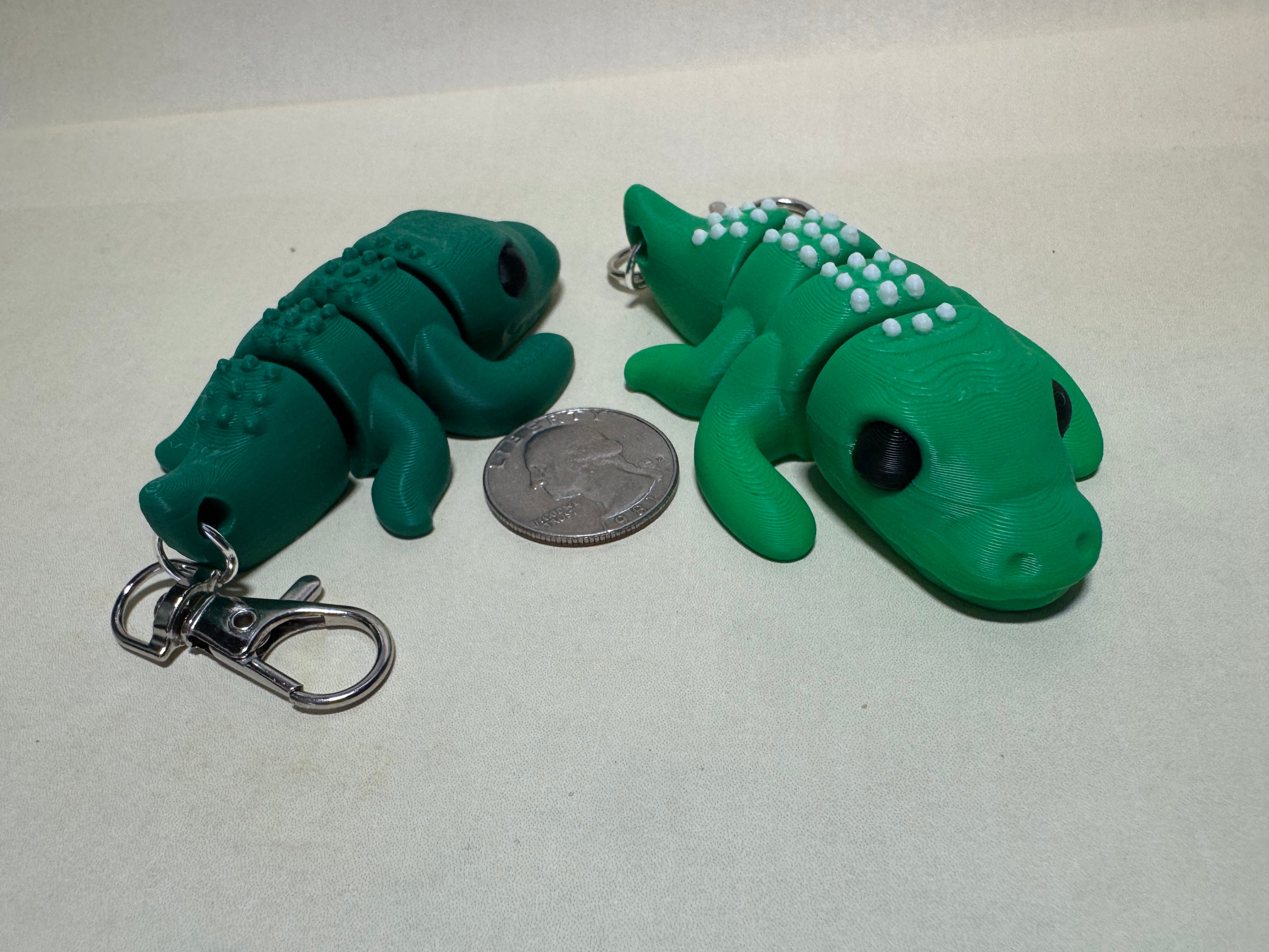 Crocodile Keychain Companion