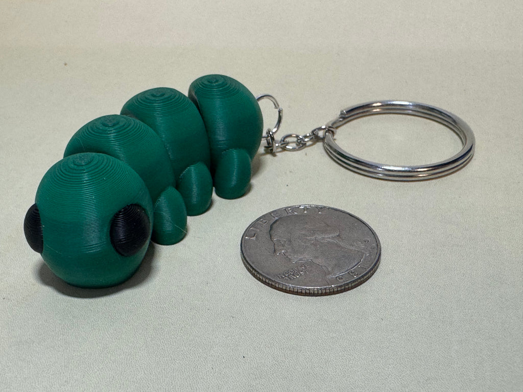 Caterpillar Keychain Companion