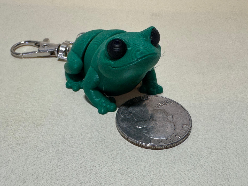 Butt Frog Keychain Companion