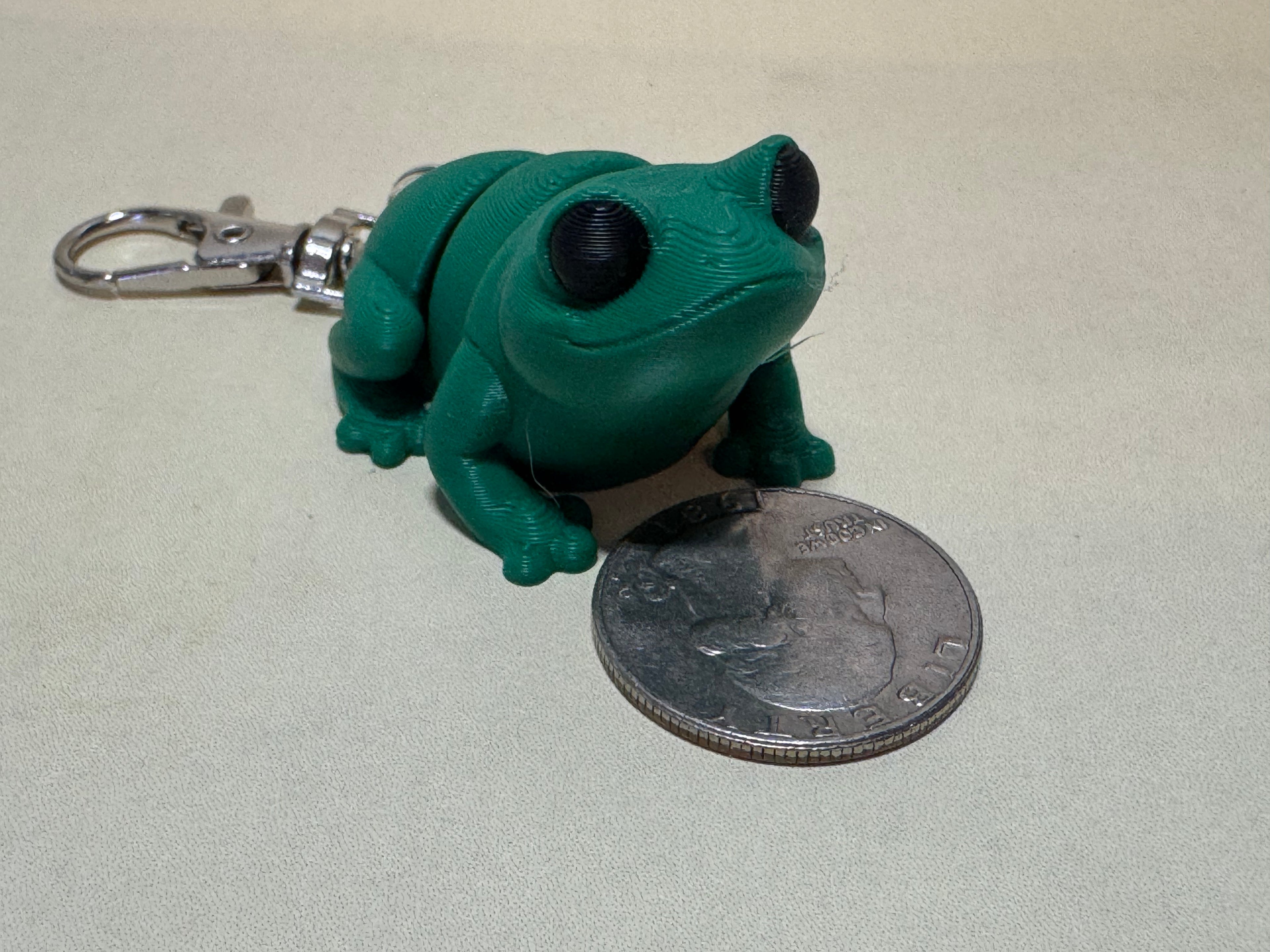 Butt Frog Keychain Companion