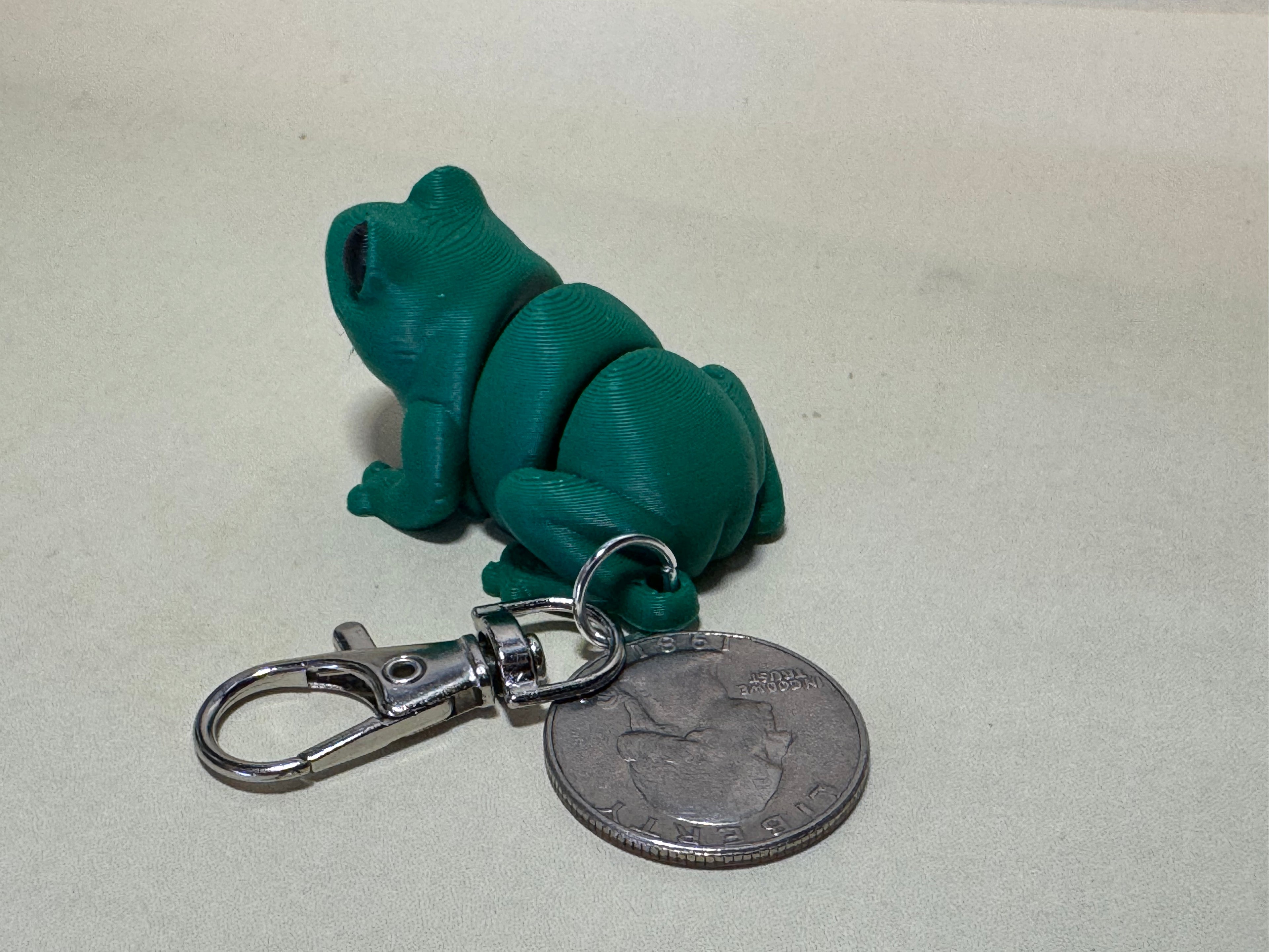 Butt Frog Keychain Companion