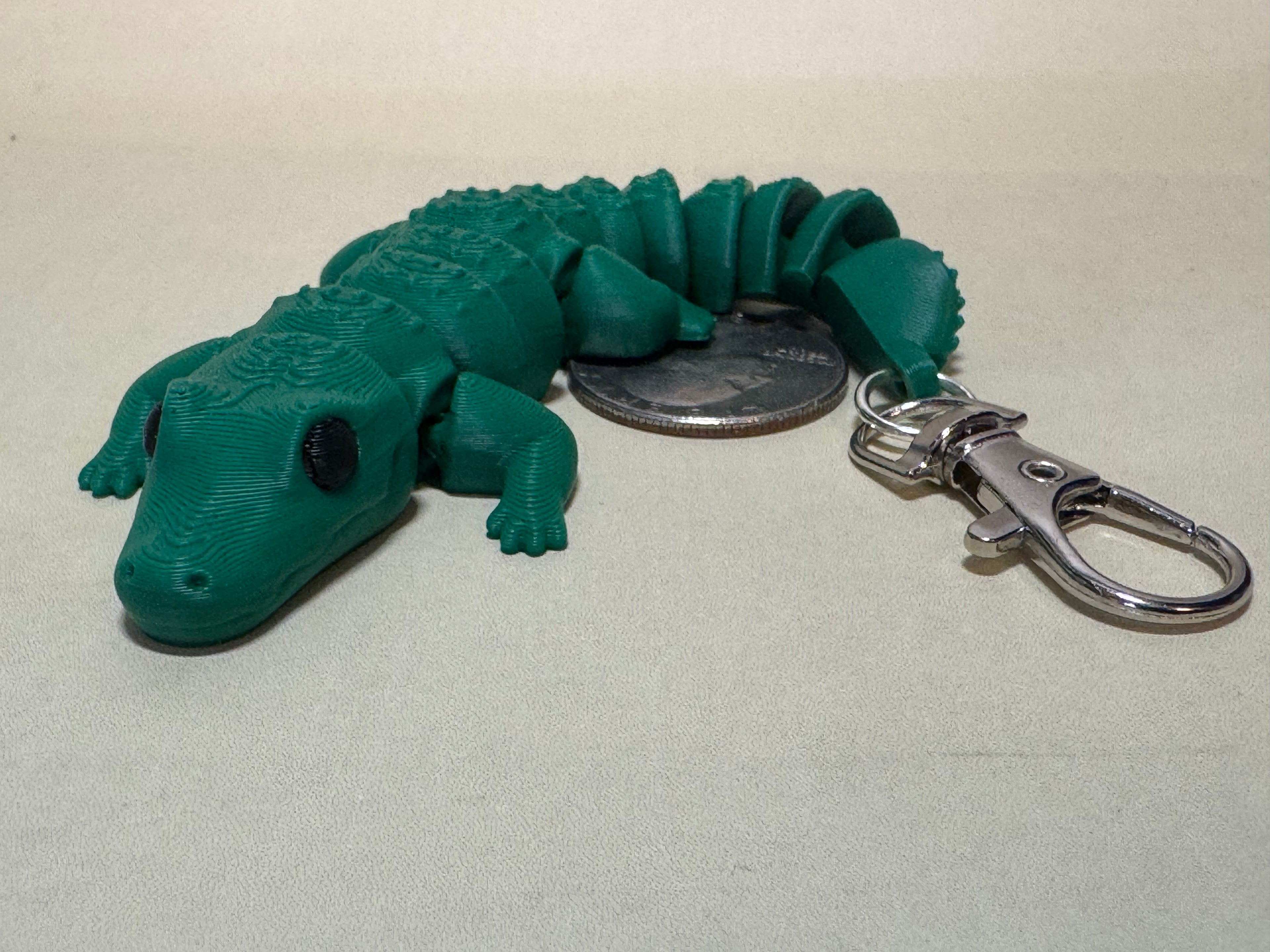 Alligator Keychain Companion
