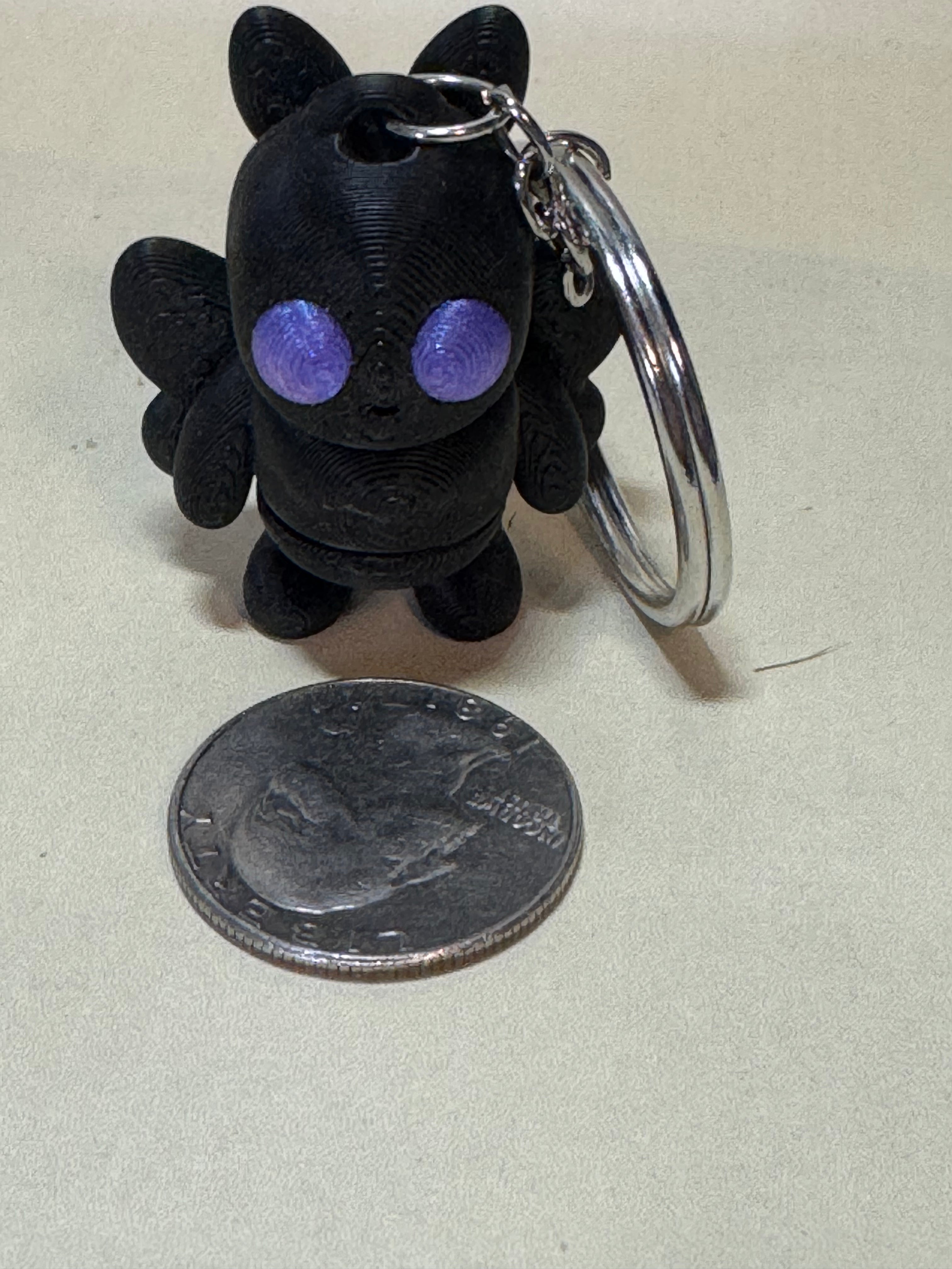 Mothman Keychain Companion