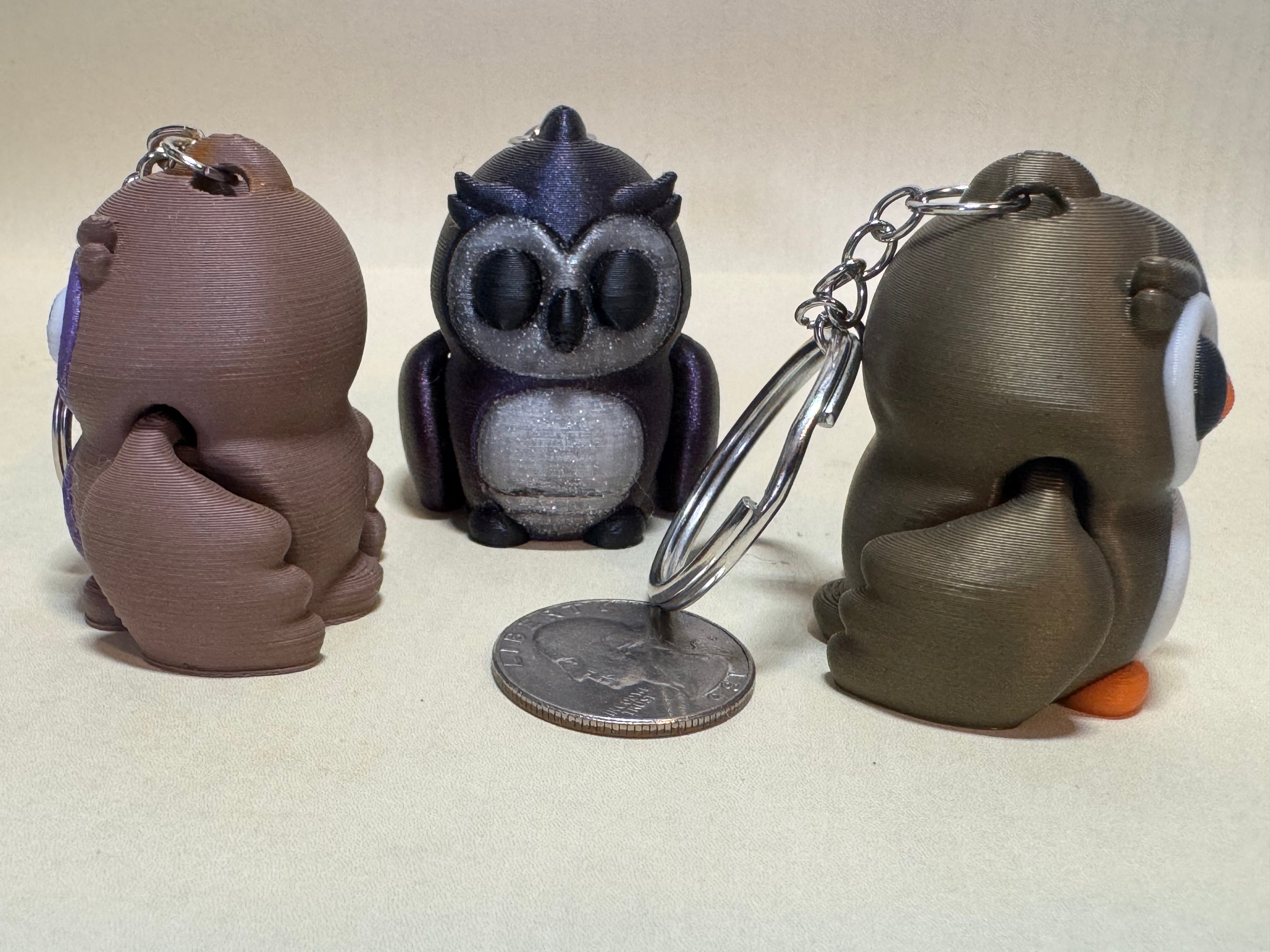 Owl Keychain Companion