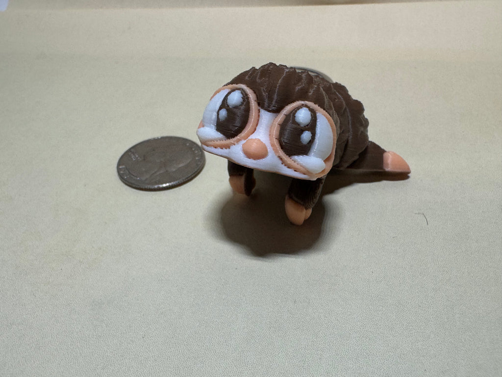 Chibi Sloth Keychain Companion