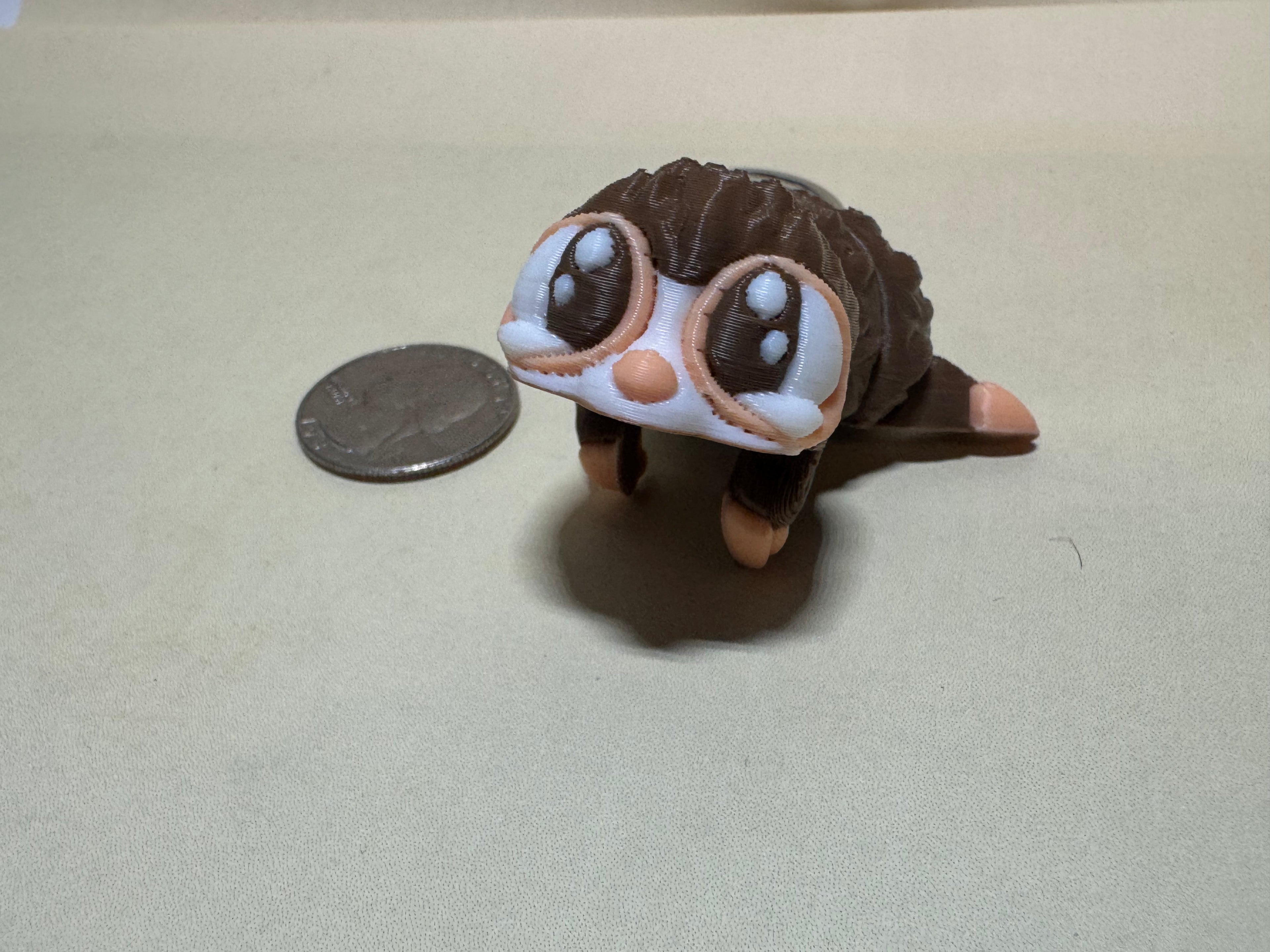 Chibi Sloth Keychain Companion