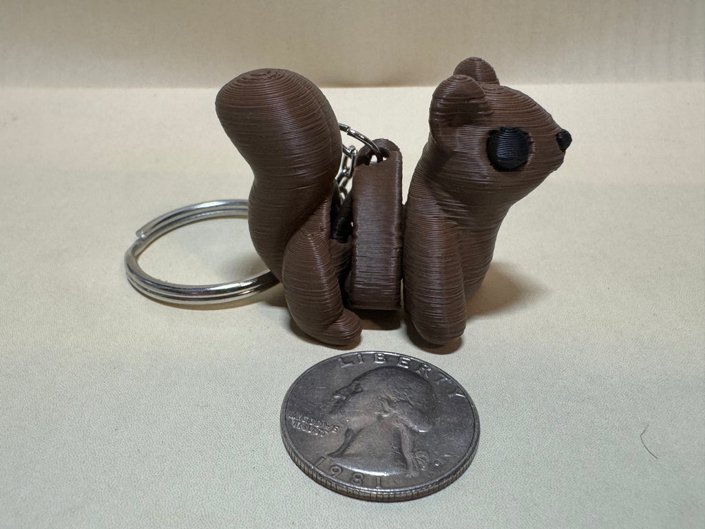 Squirrel Keychain Companion