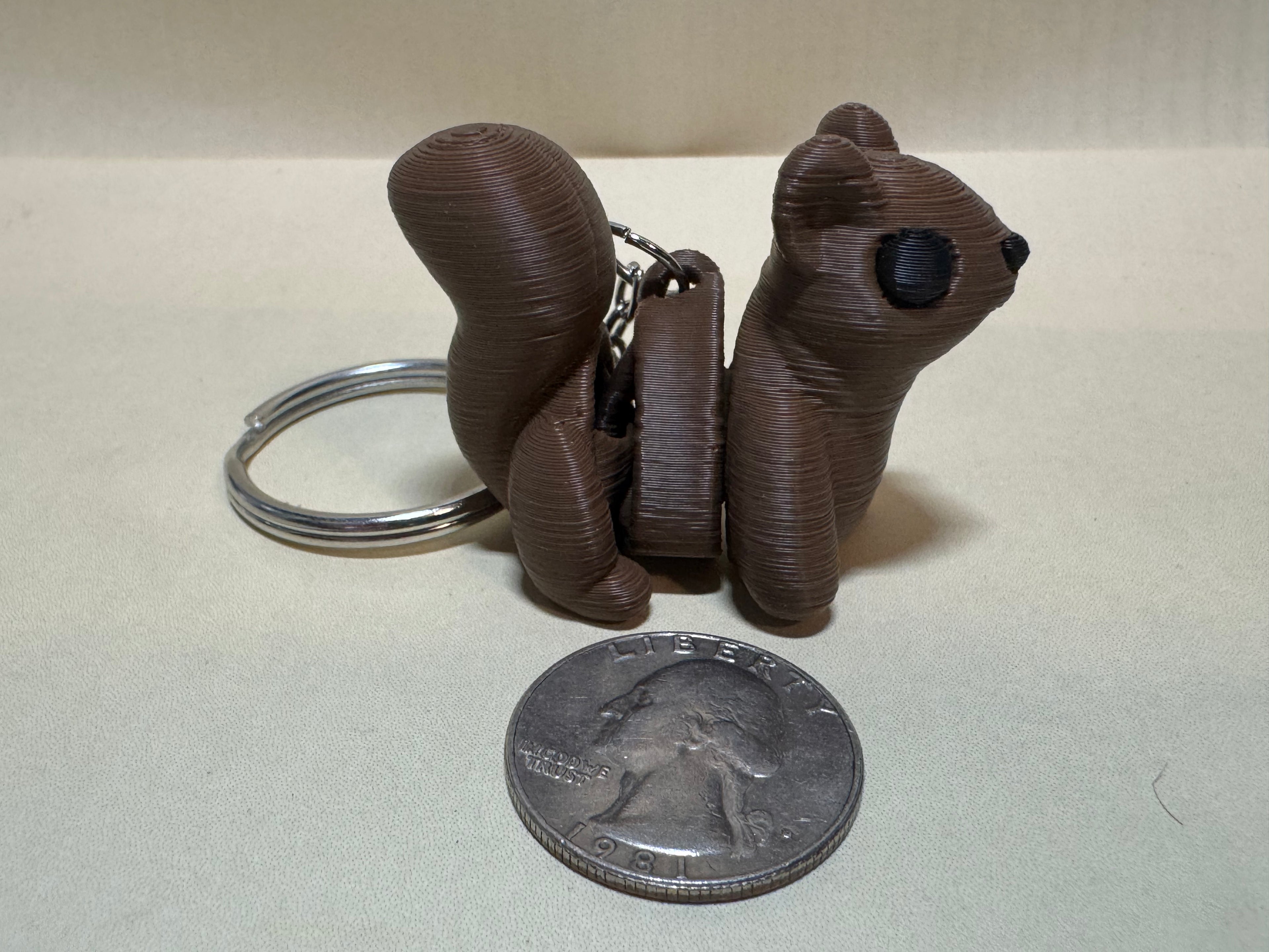 Squirrel Keychain Companion