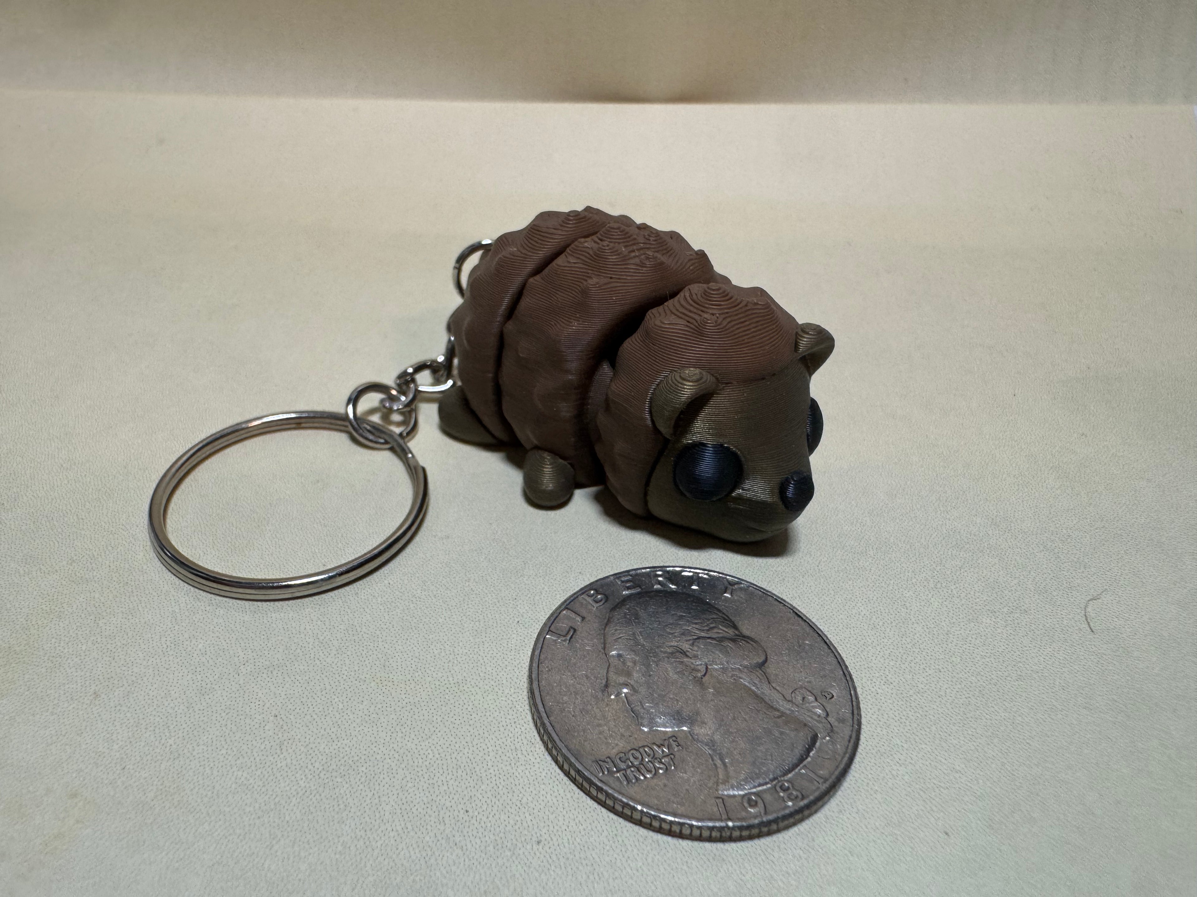 Hedgehog Keychain Companion