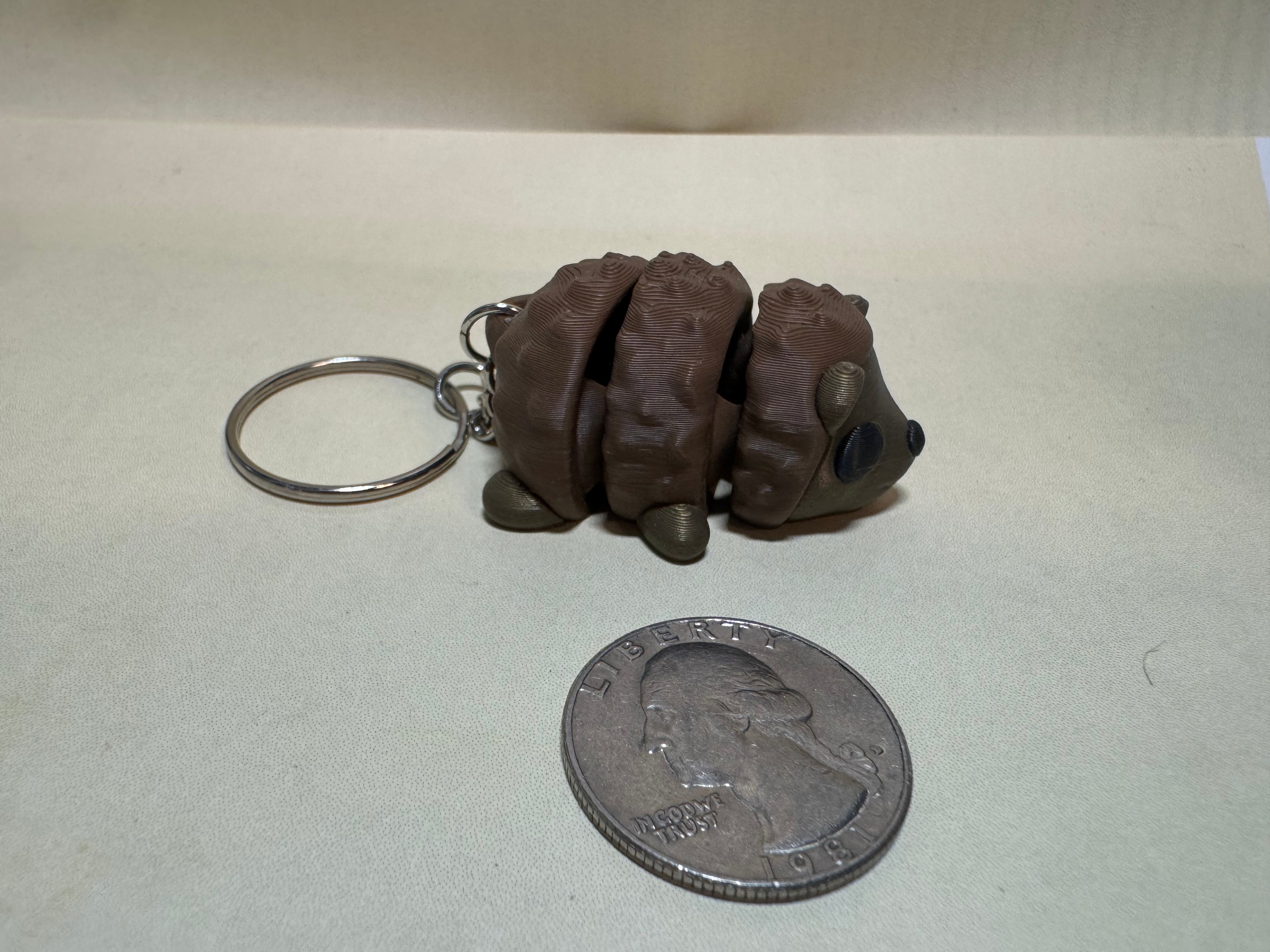 Hedgehog Keychain Companion