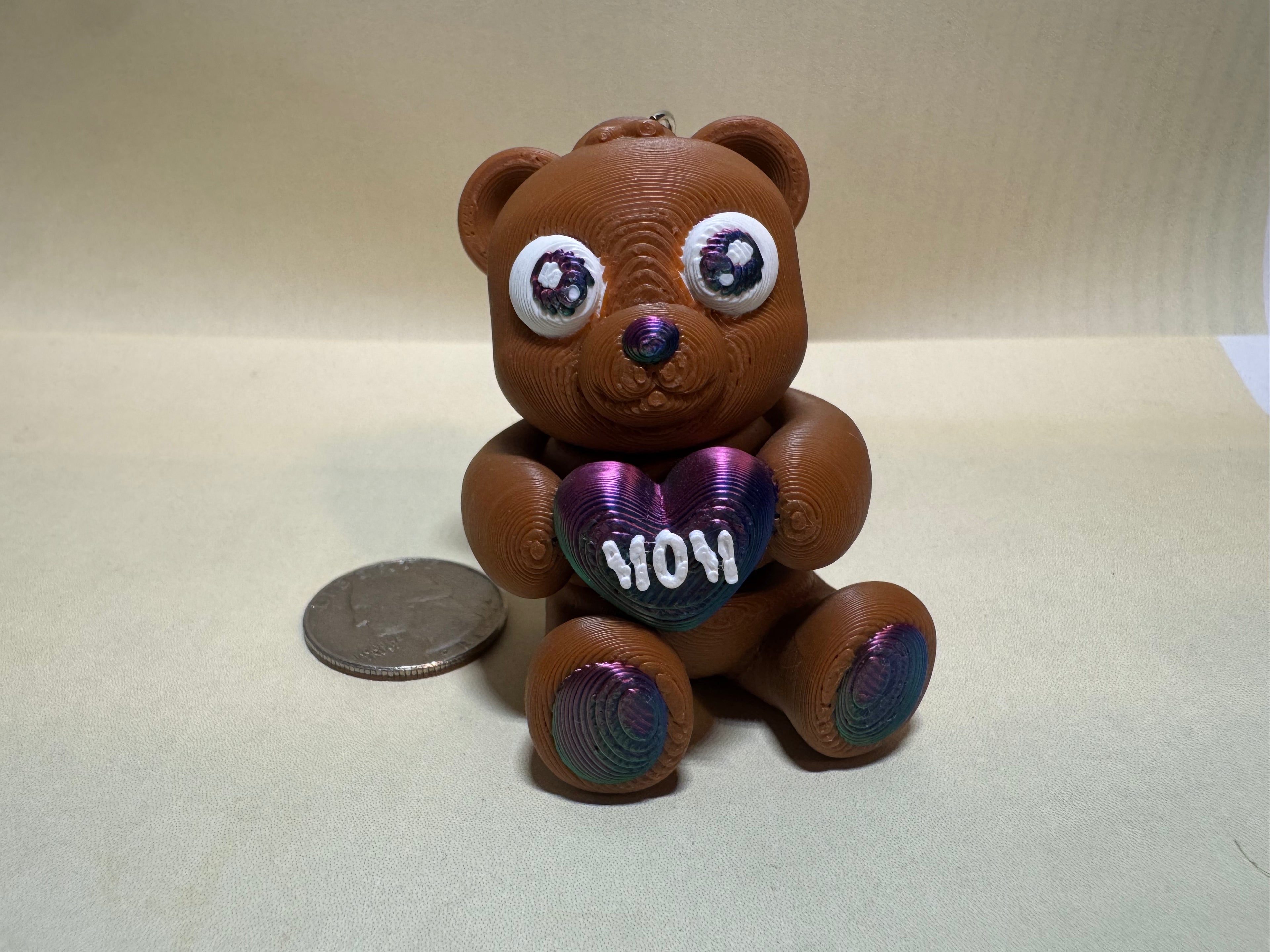 Momma Bear Keychain Companion