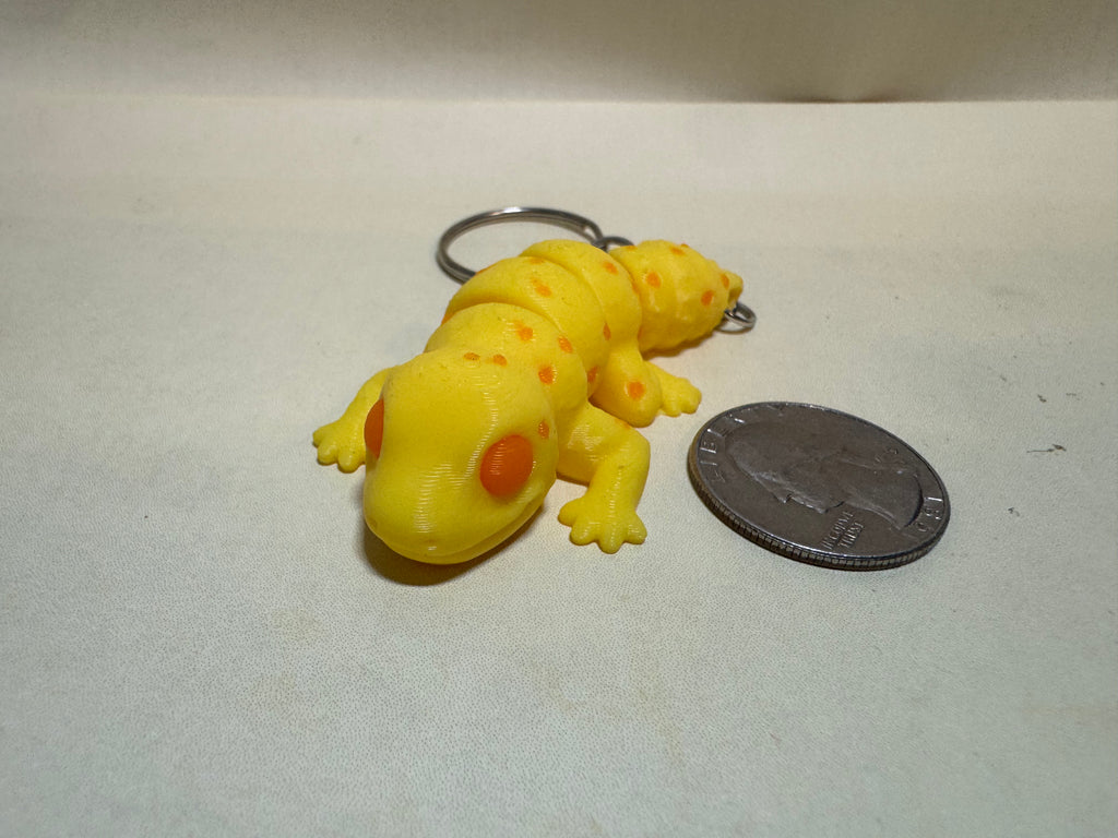 Leopard Gecko Keychain Companion