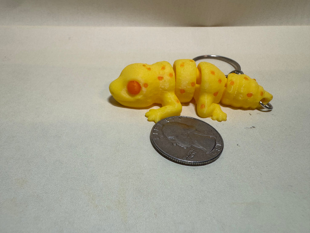 Leopard Gecko Keychain Companion