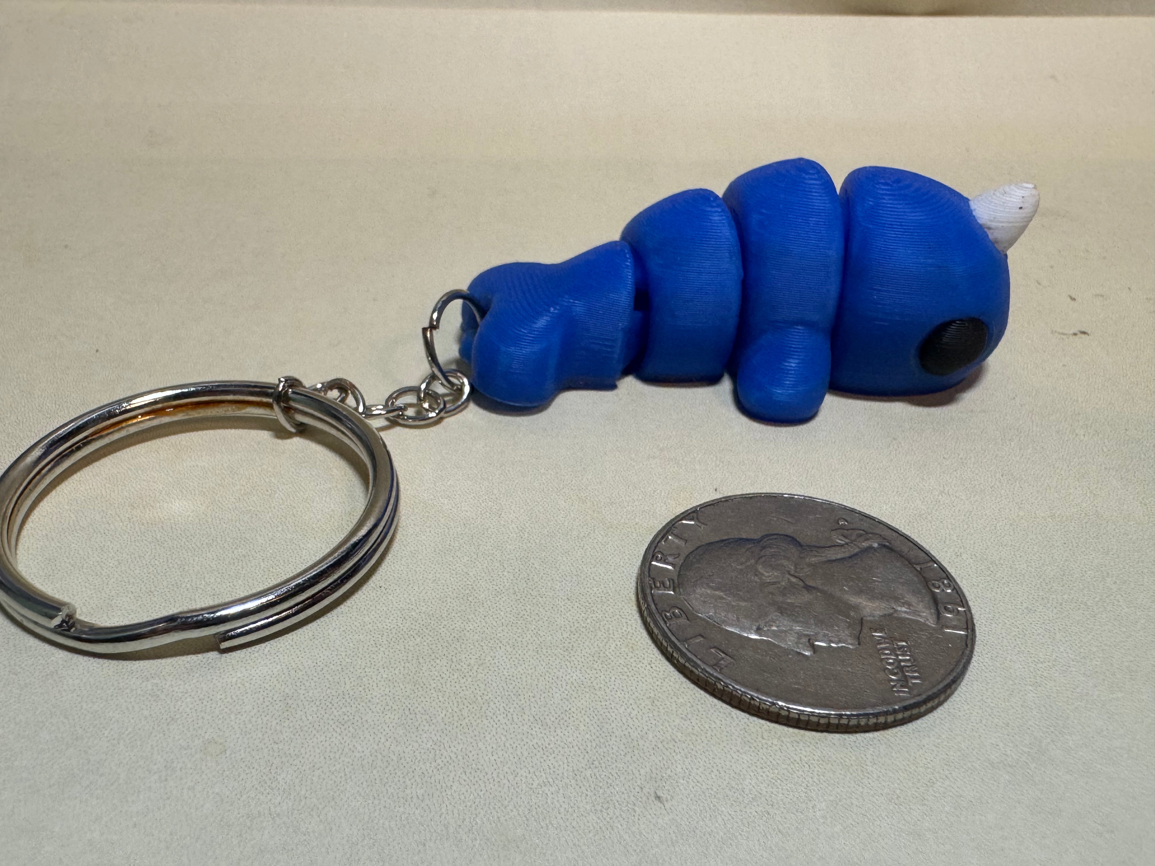 Narwhal Keychain Companion
