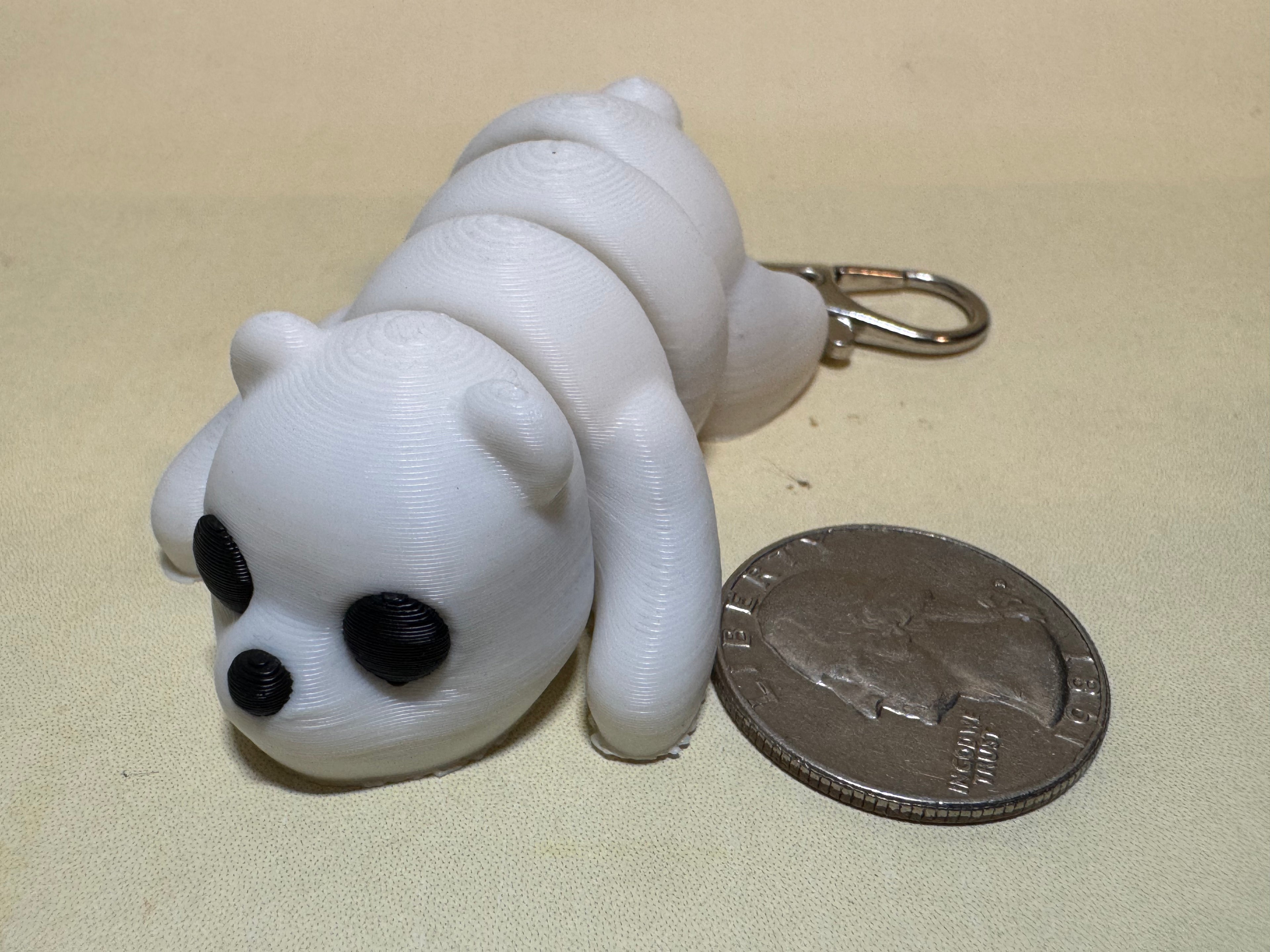 Belly Bear Keychain Companion