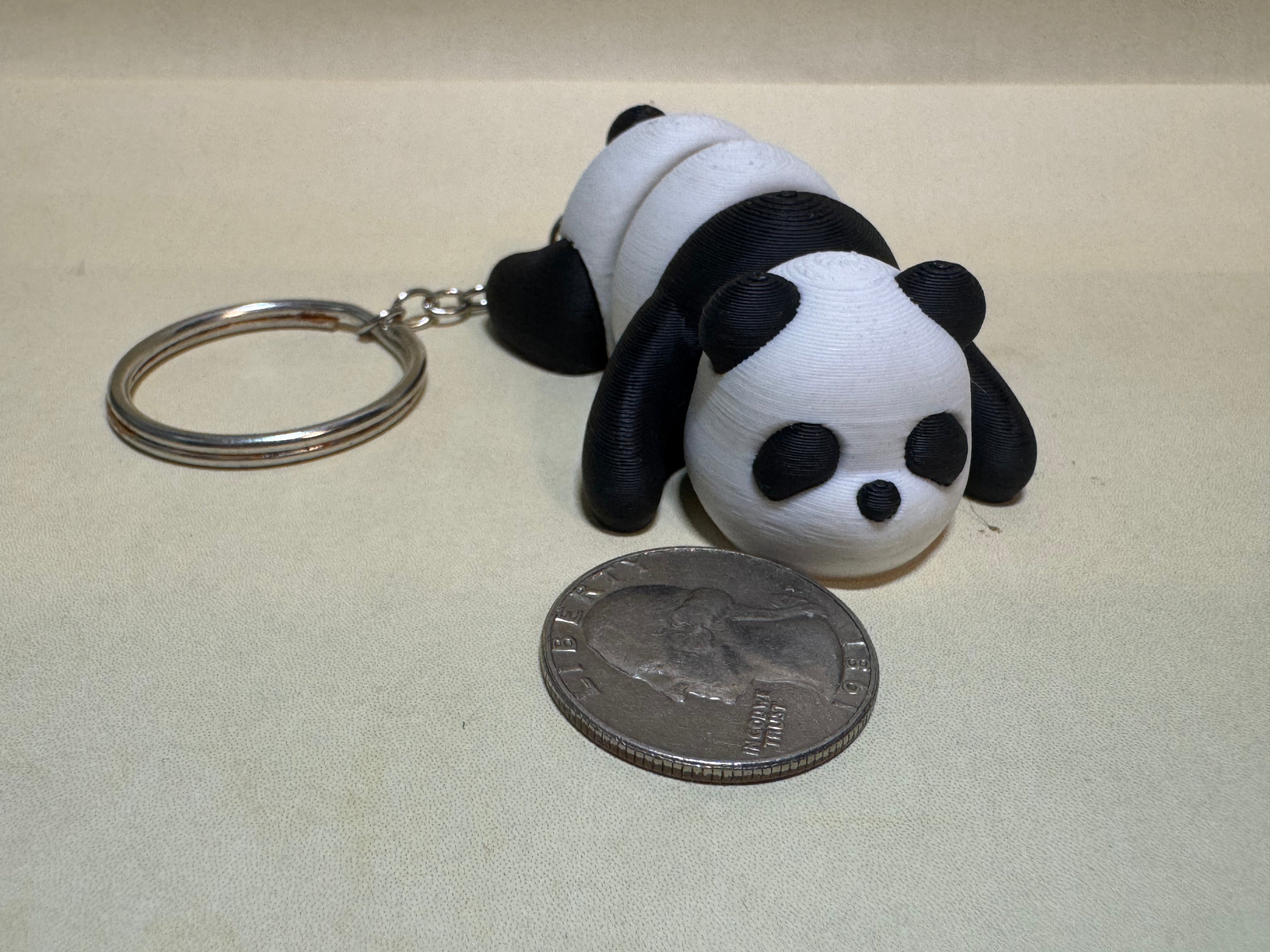 Panda Keychain Companion
