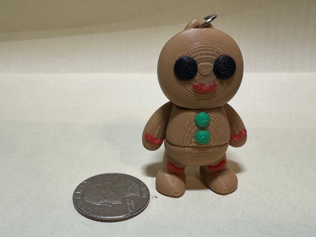 Gingerbread Man Keychain Companion