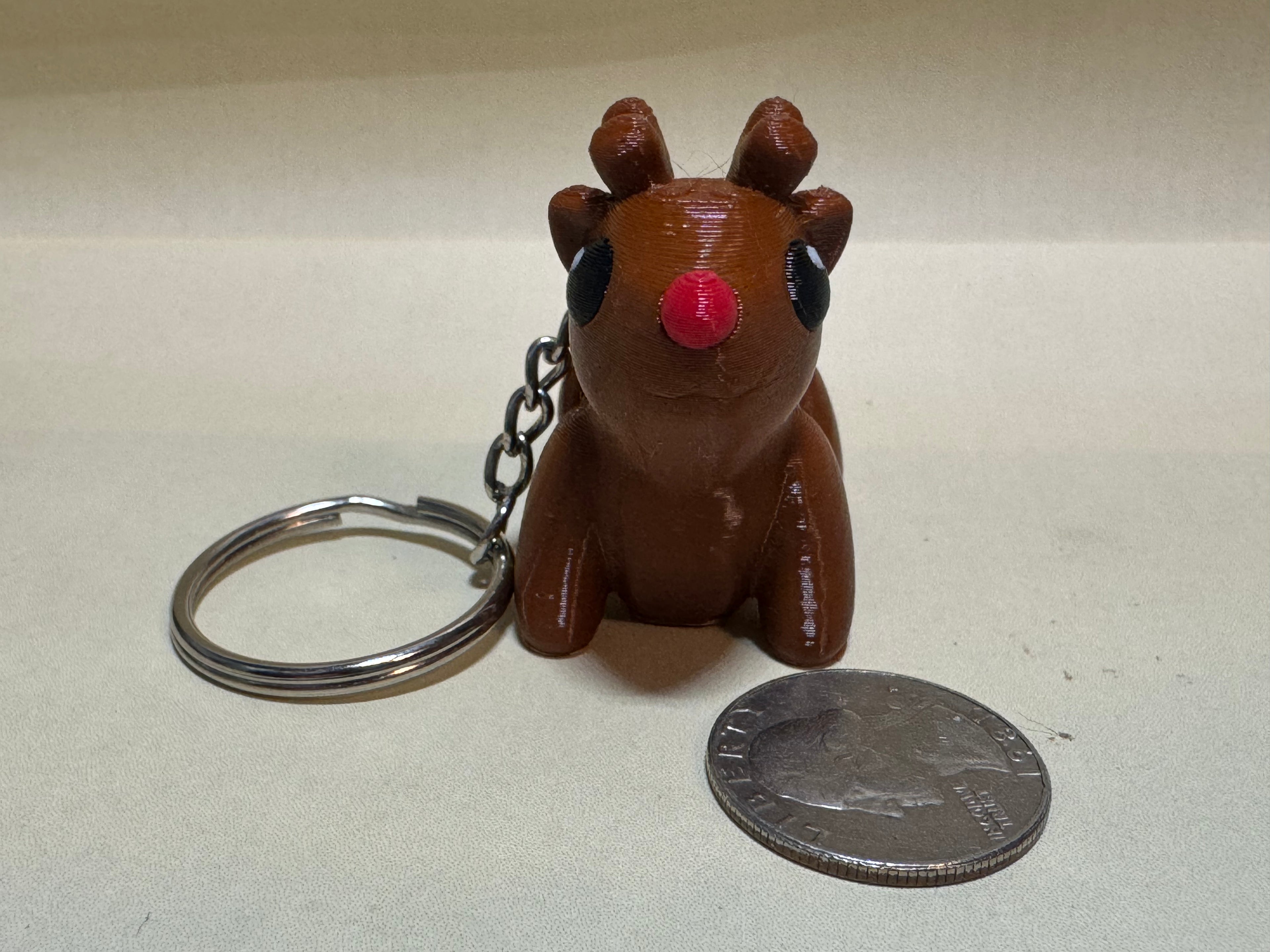 Rudolph Keychain Companion