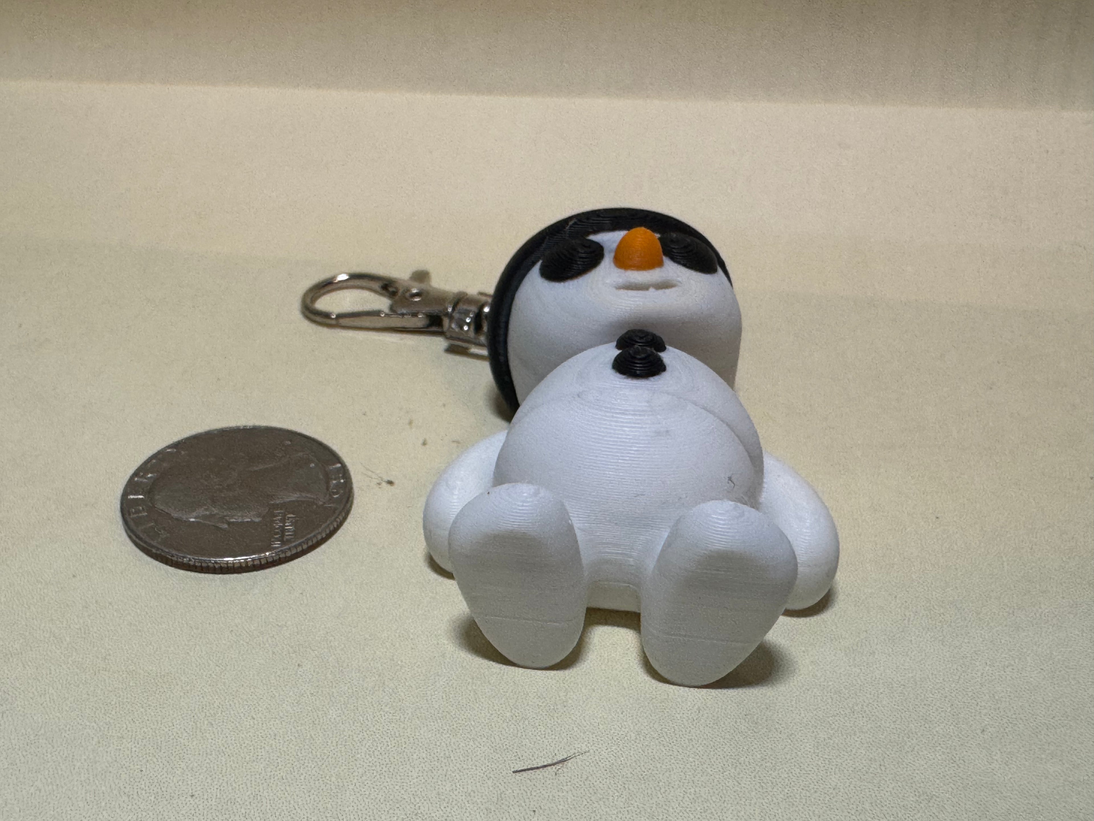 Snowman Keychain Companion
