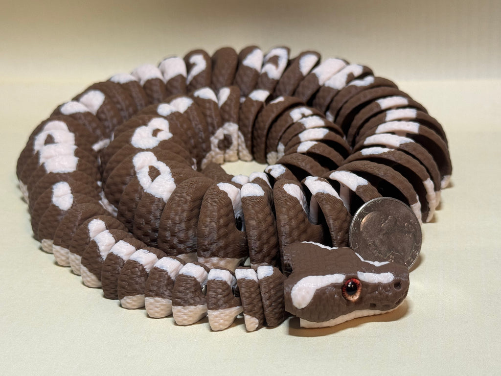 Hyper-Realistic Ball Python
