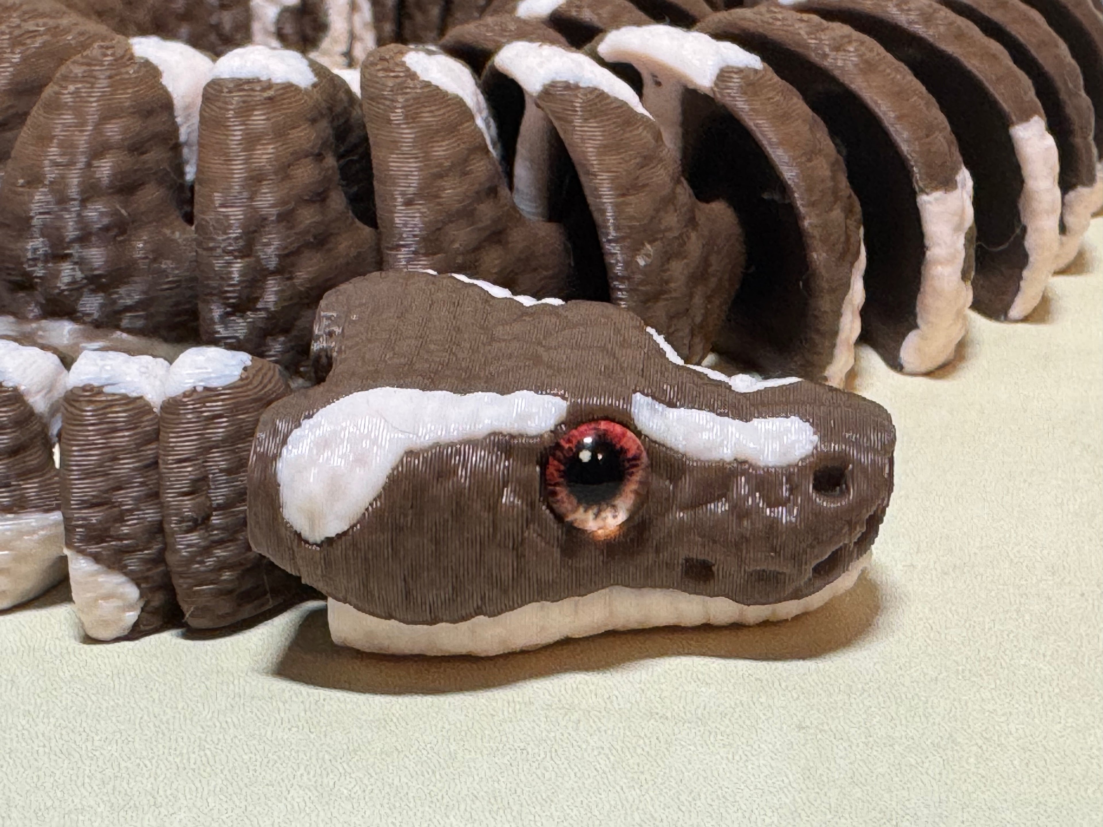 Hyper-Realistic Ball Python