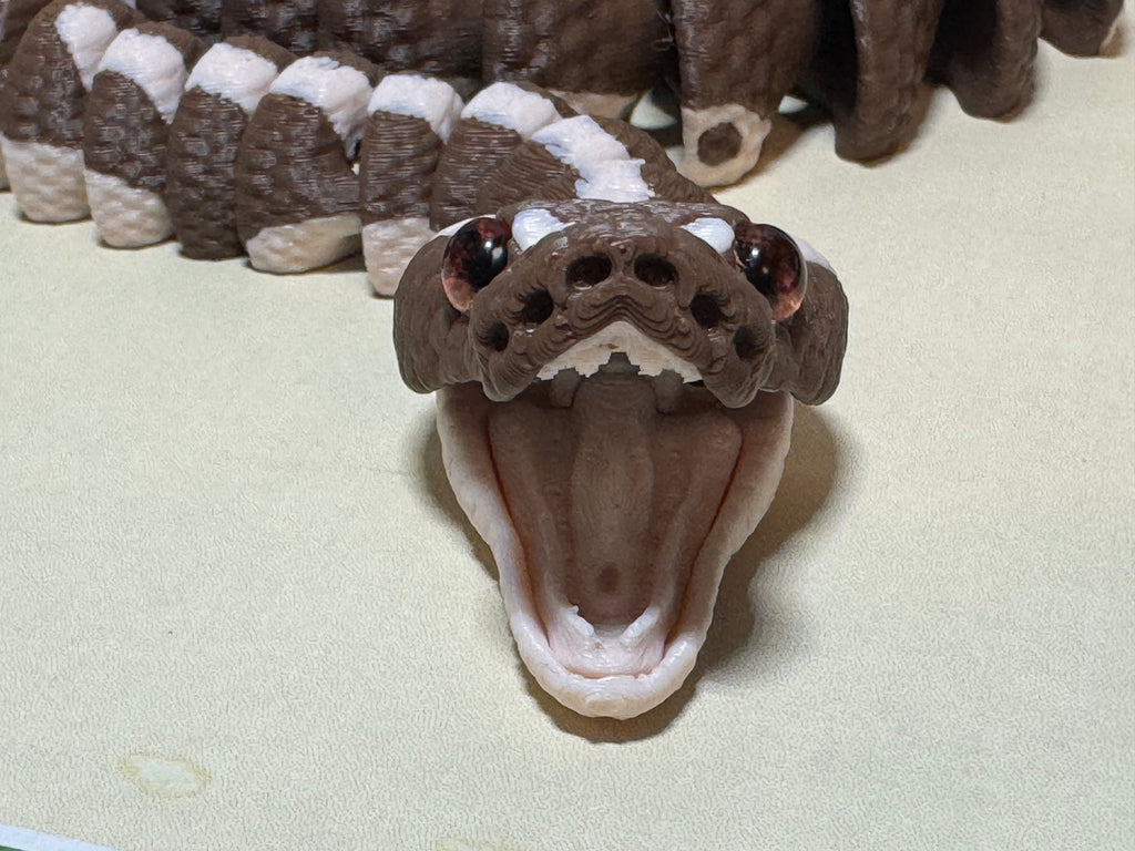 Hyper-Realistic Ball Python