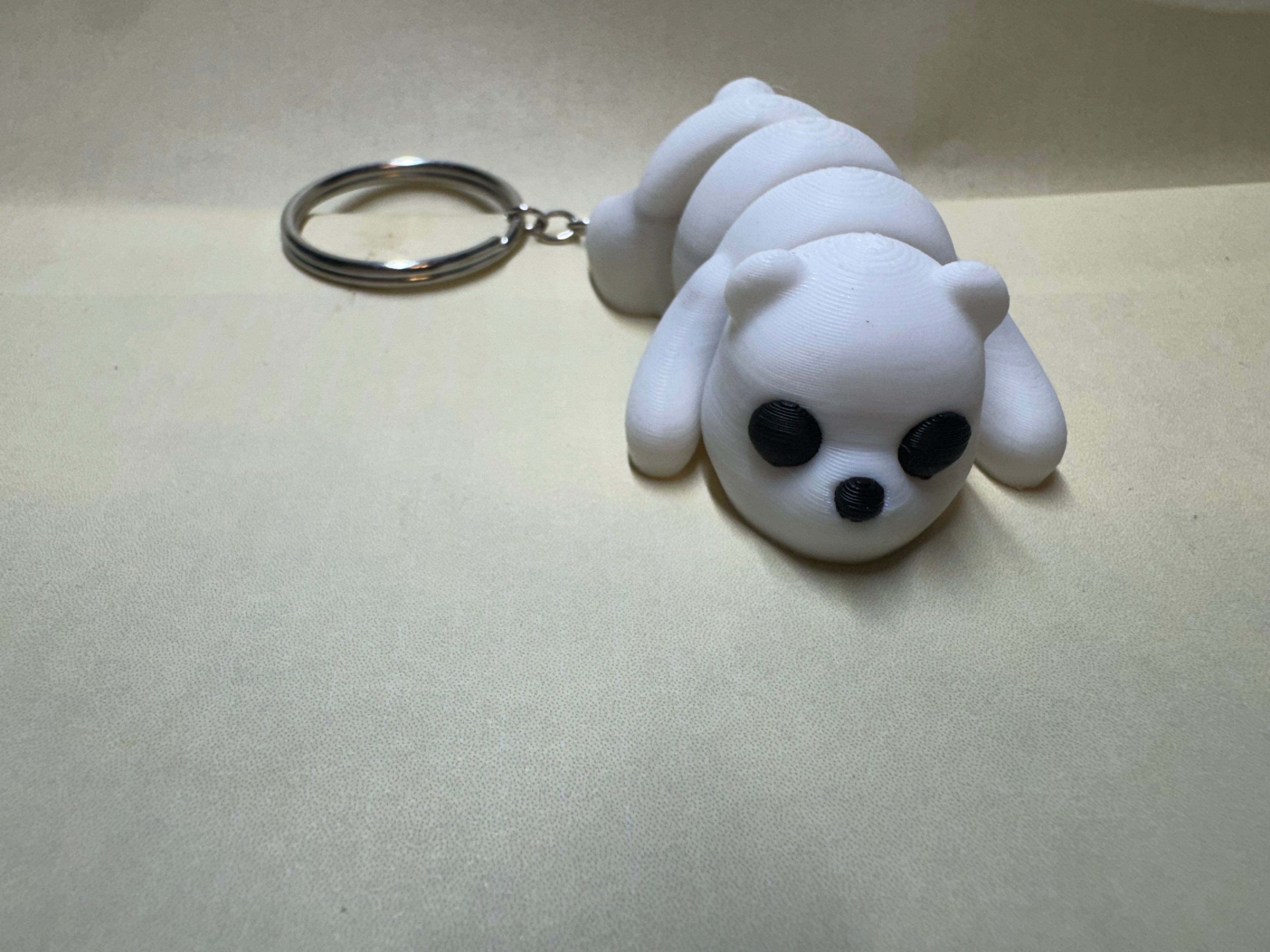 Polar Bear Keychain Companion