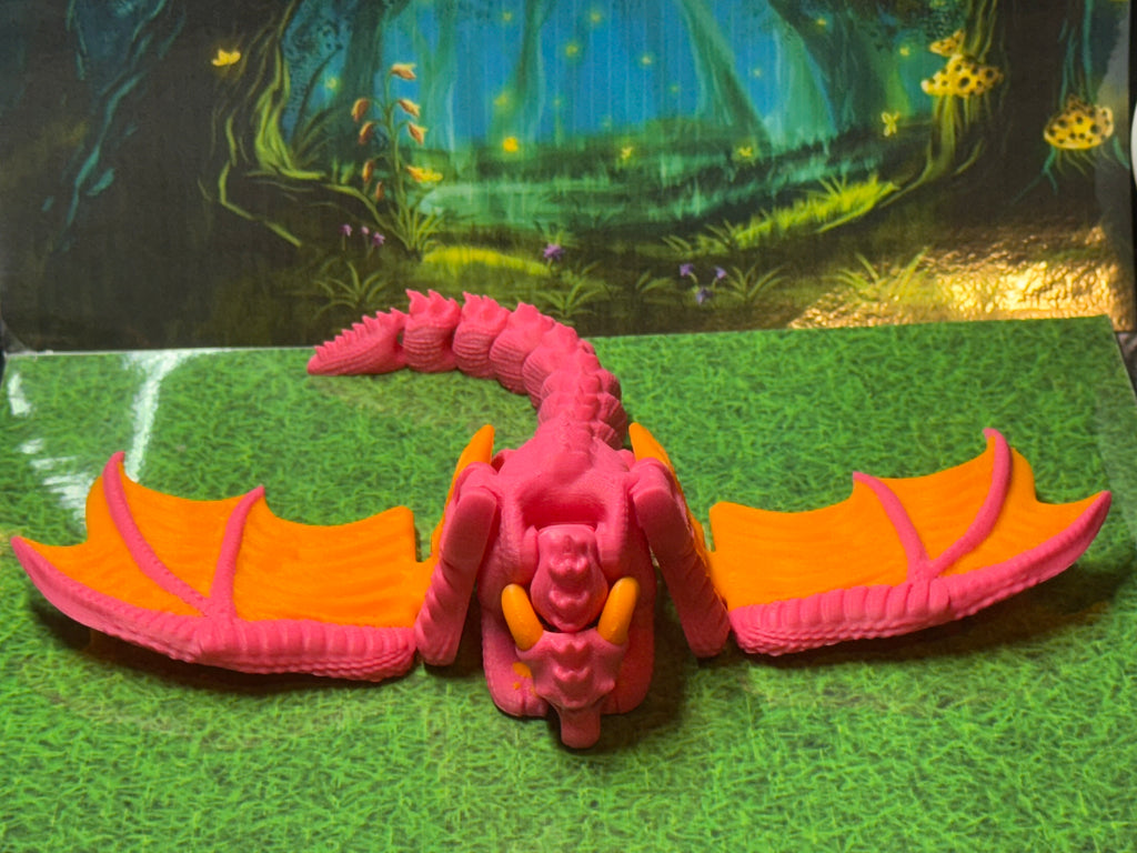 Finger Puppet Winged Dragon – by KeKreations