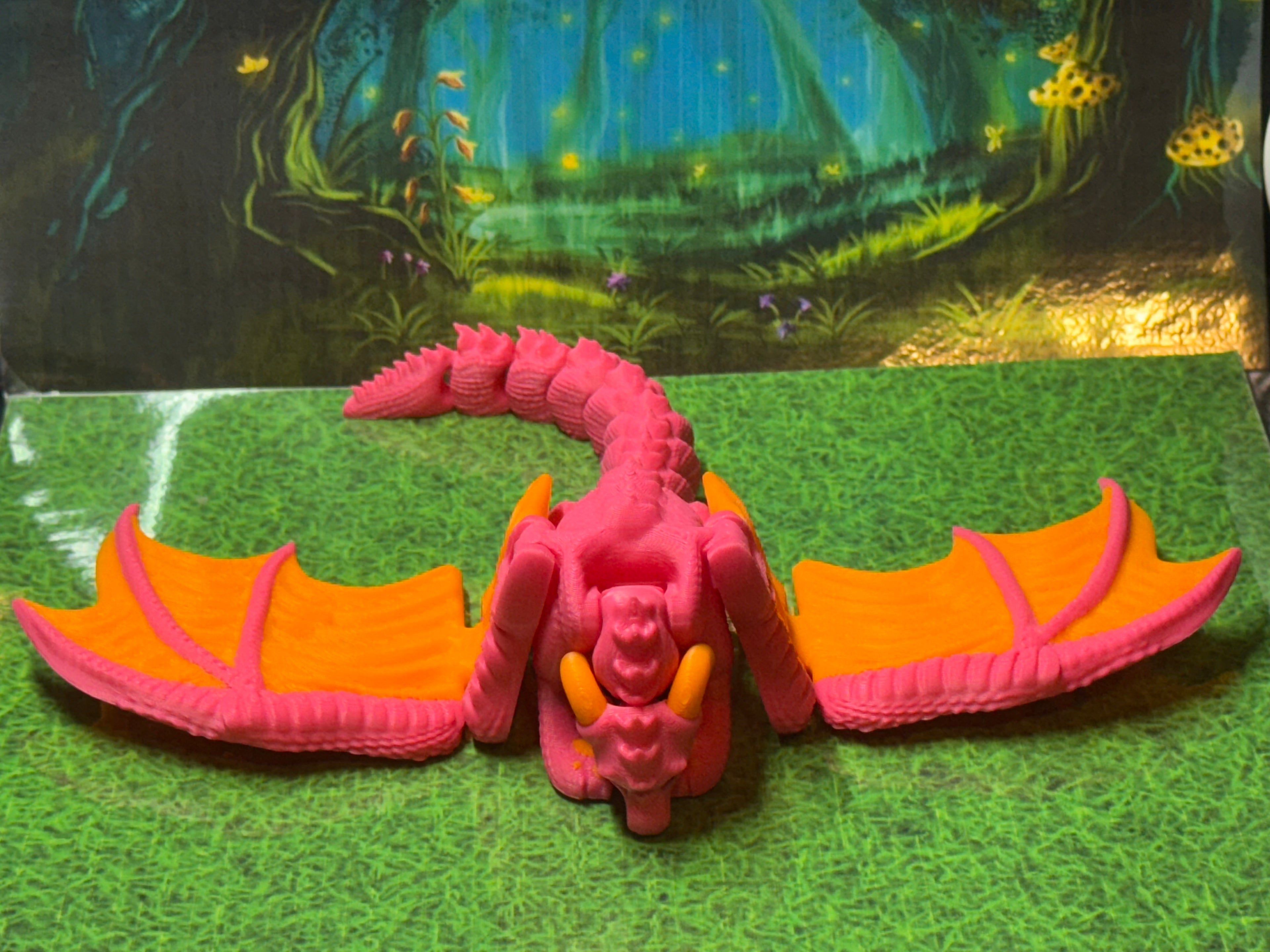 Finger Puppet Winged Dragon – by KeKreations