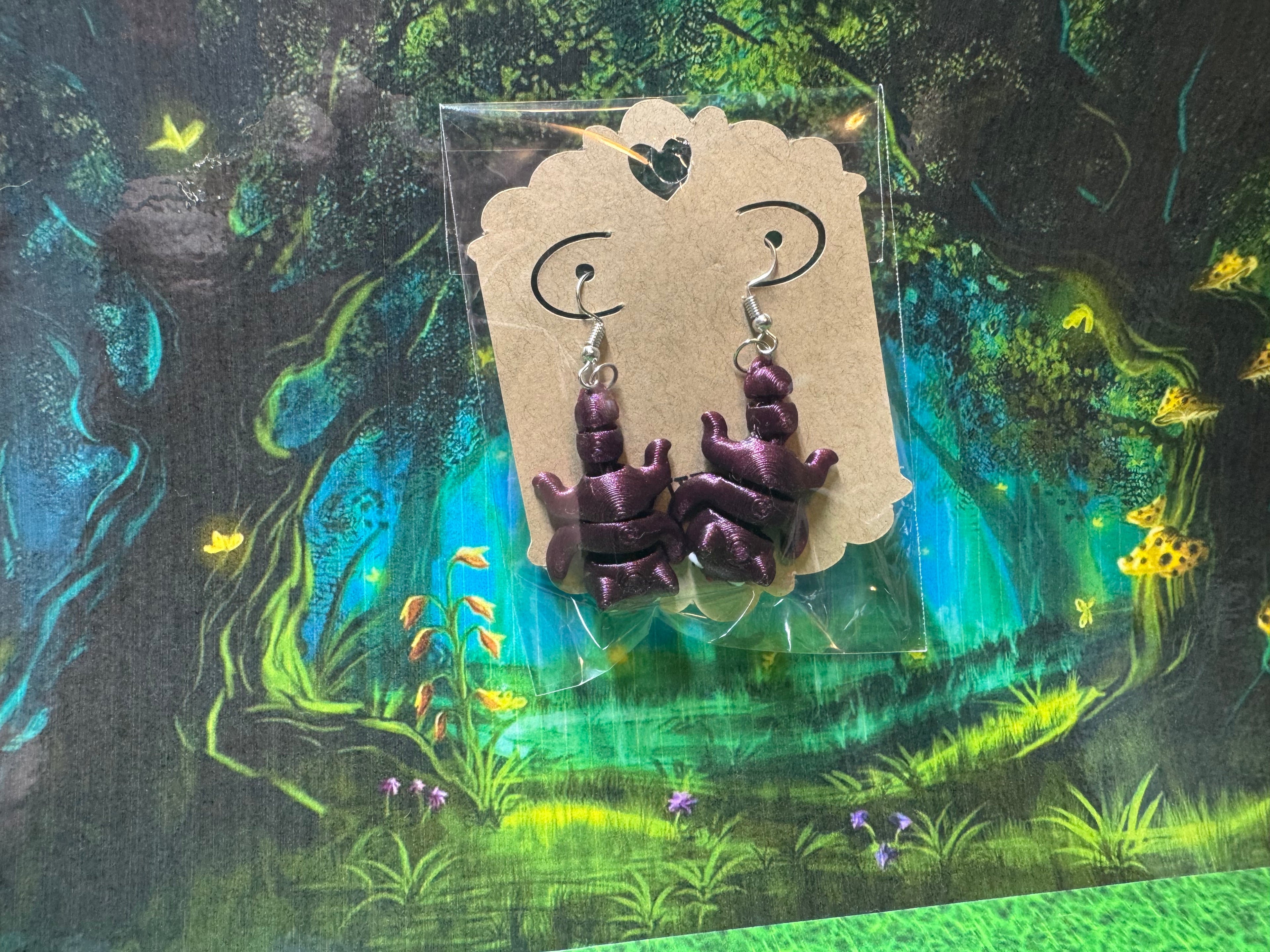 Cat Earrings - Kitty Whisker Art