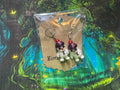 Snowman Earrings - Kitty Whisker Art