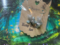 Pterodactyl Earrings - Kitty Whisker Art