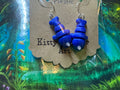 Narwhal Earrings - Kitty Whisker Art