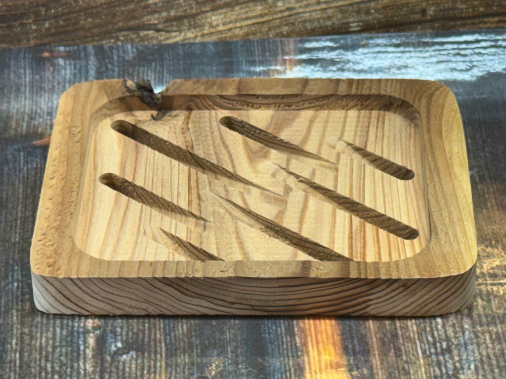 Handcrafted Cedar Soap Dish / Trinket Tray