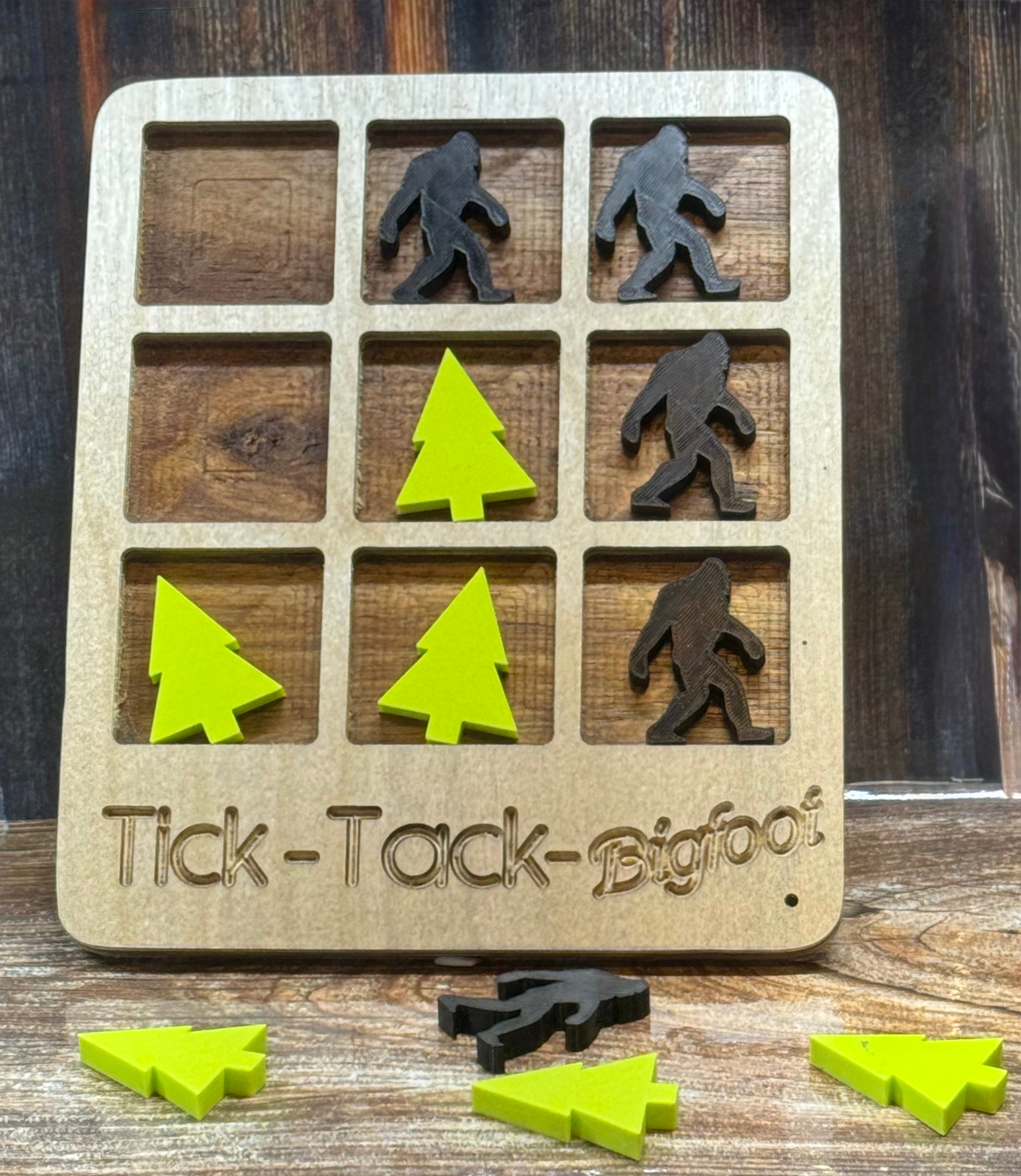 Tic Tac Bigfoot - Create N Carve