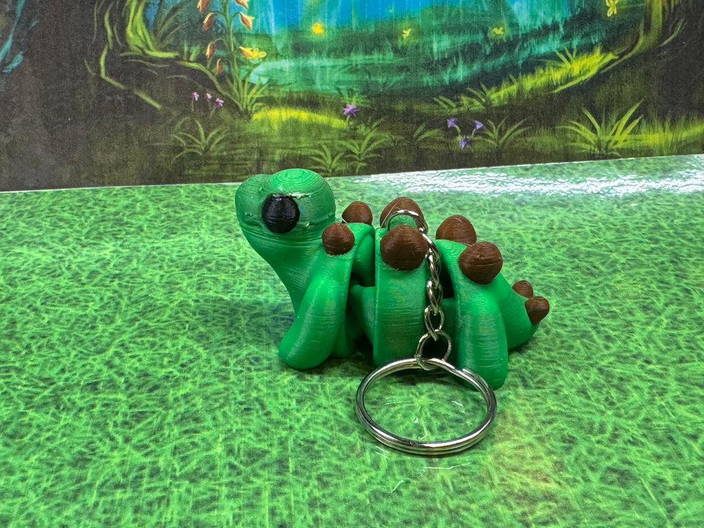 Stegosaurus Keychain Companion