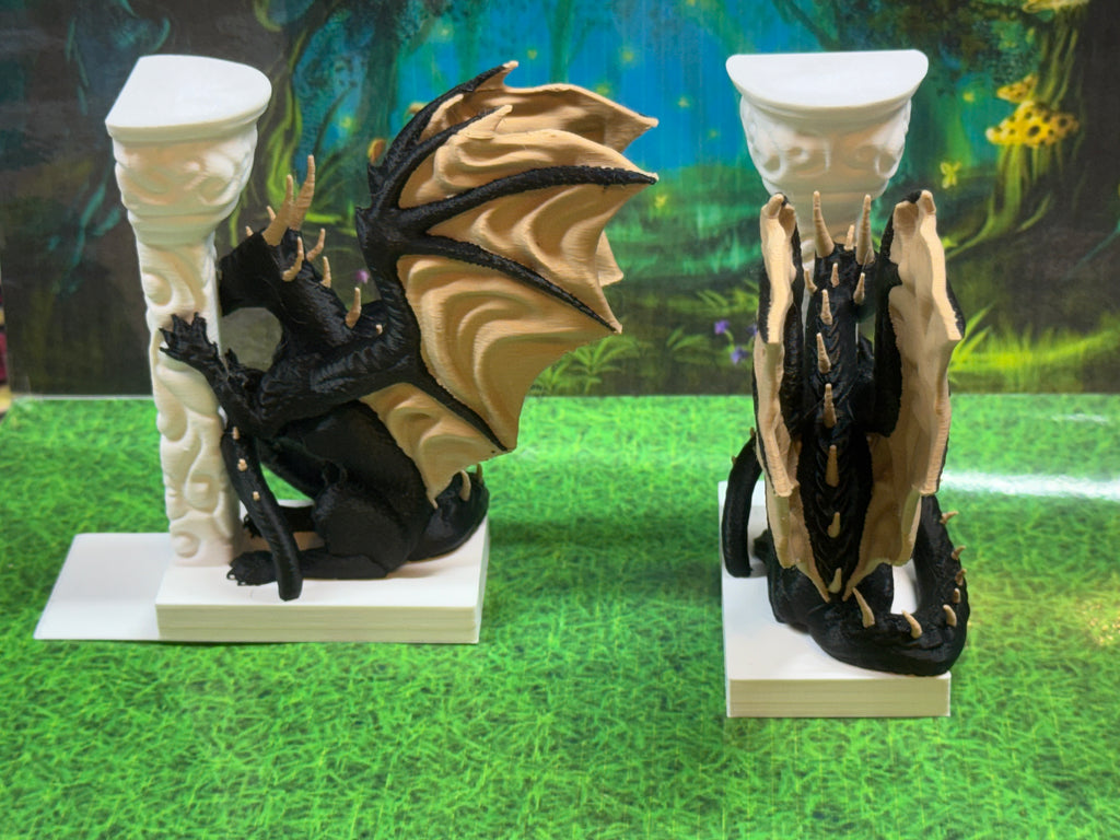 Dragon Pillar Bookends