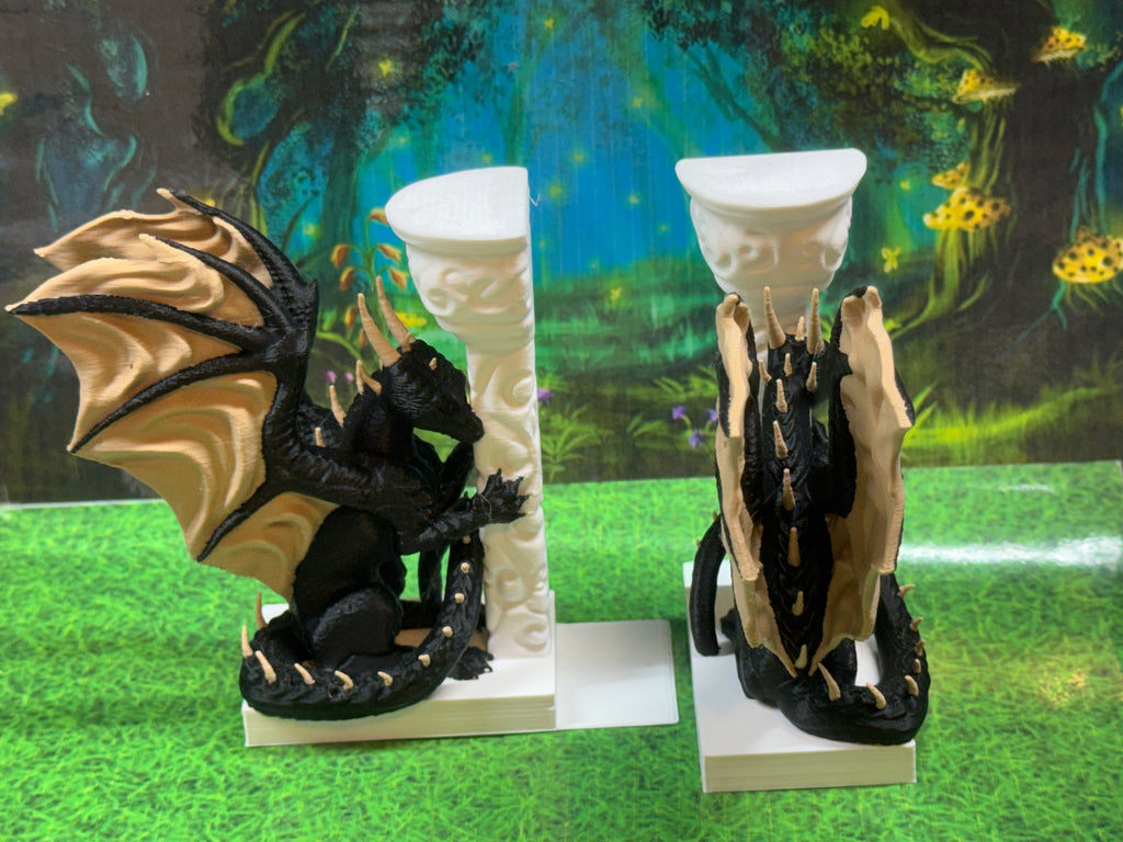 Dragon Pillar Bookends